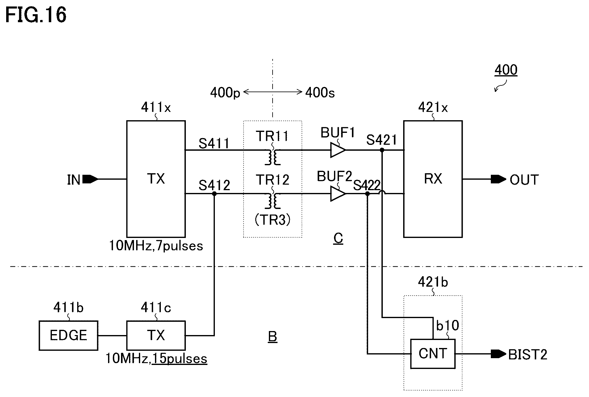 Patent US12395167 Figure 16 – Signal transmission device, electronic device and vehicle