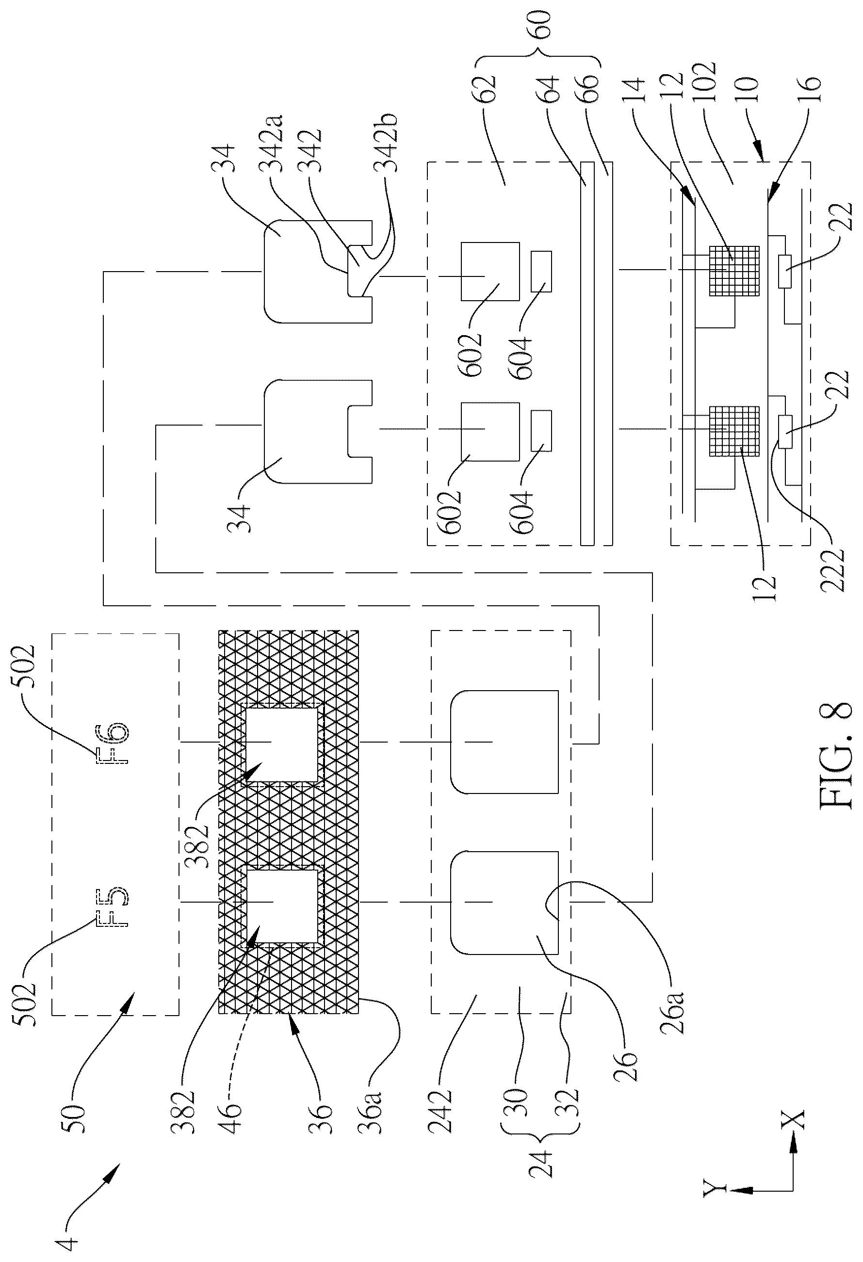 Patent US12395172 Figure 8 – Touch input device
