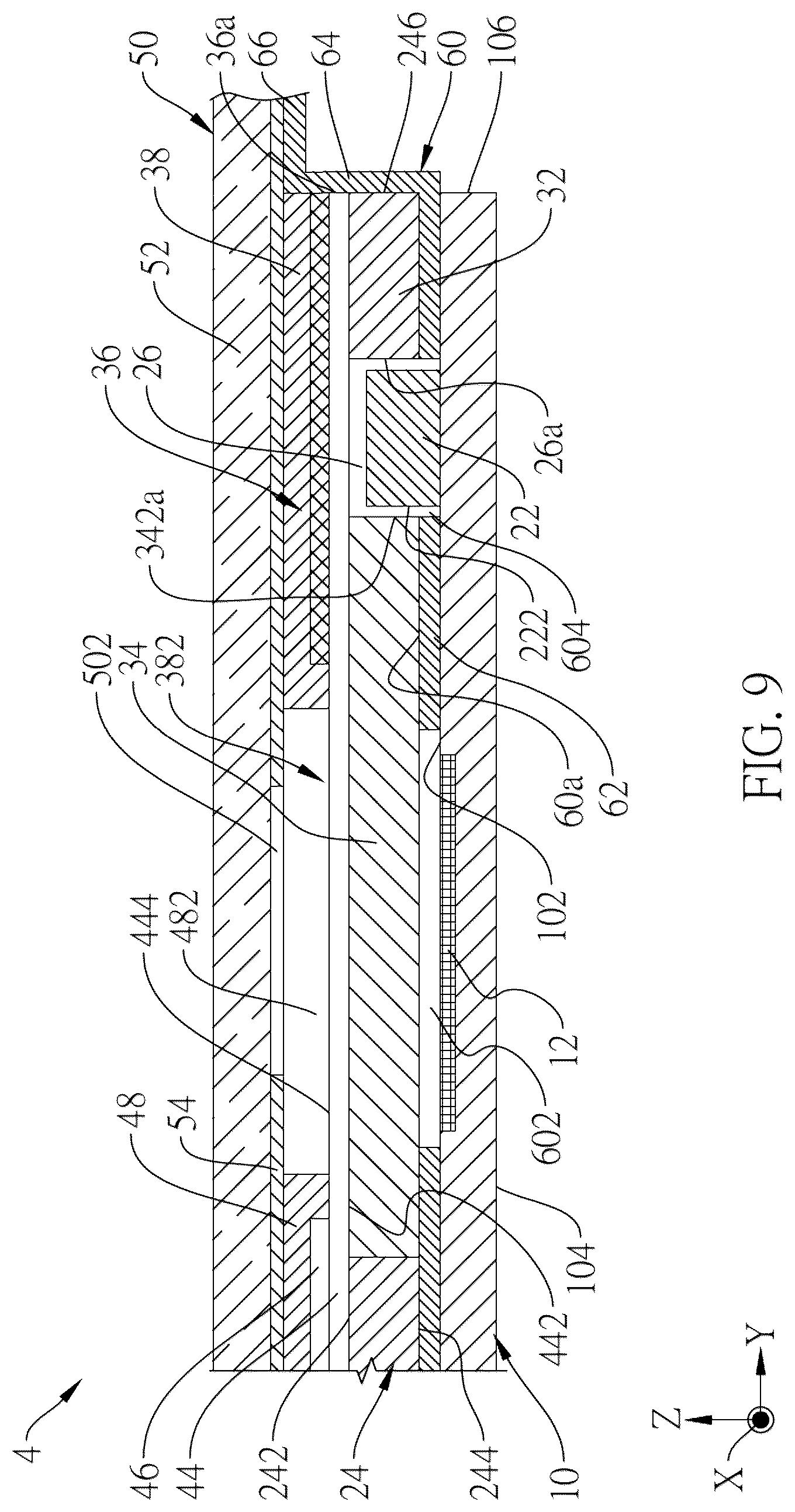Patent US12395172 Figure 9 – Touch input device