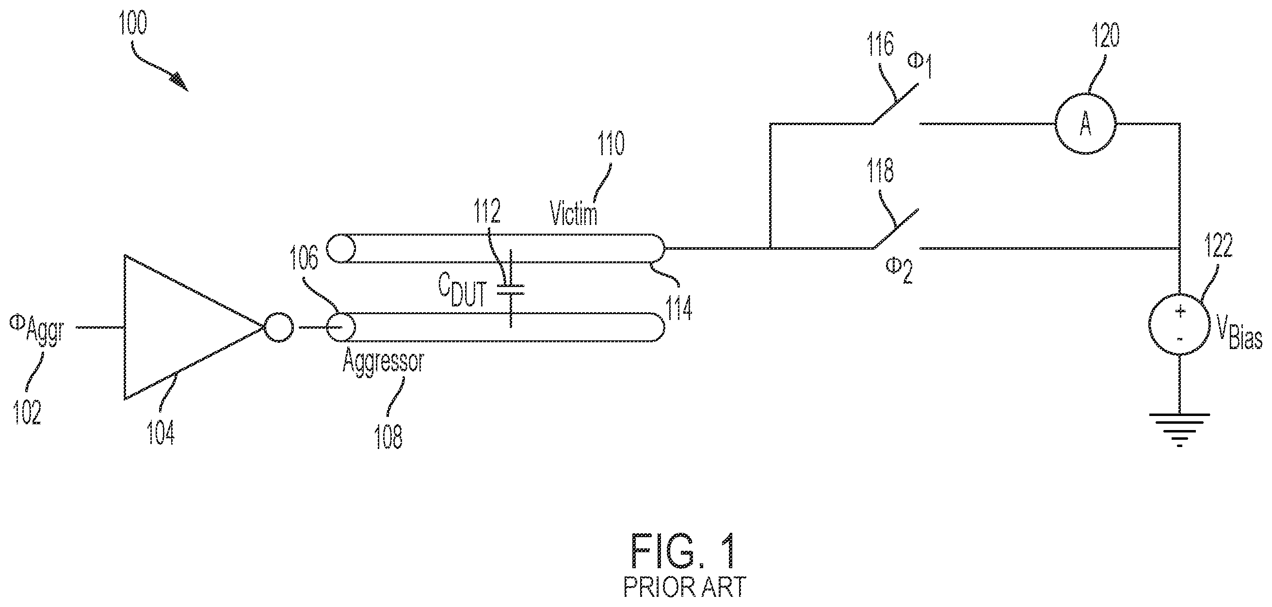 Patent US12395206 Figure 1 – Parasitic tolerant charge-based coupling measurement