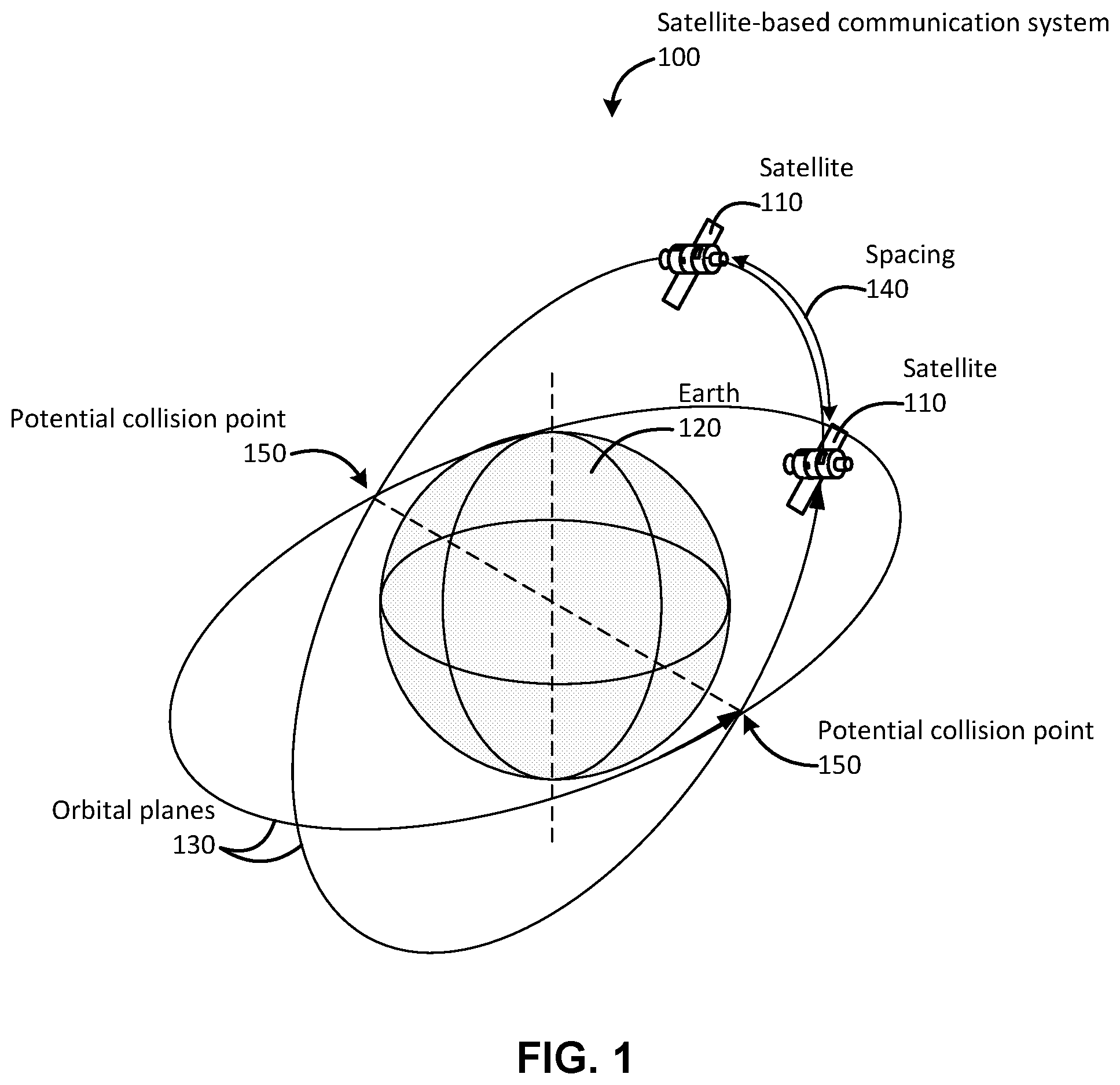 Patent US12395237 Figure 1 – Assistance data for orienting a mobile device for satellite-based communications
