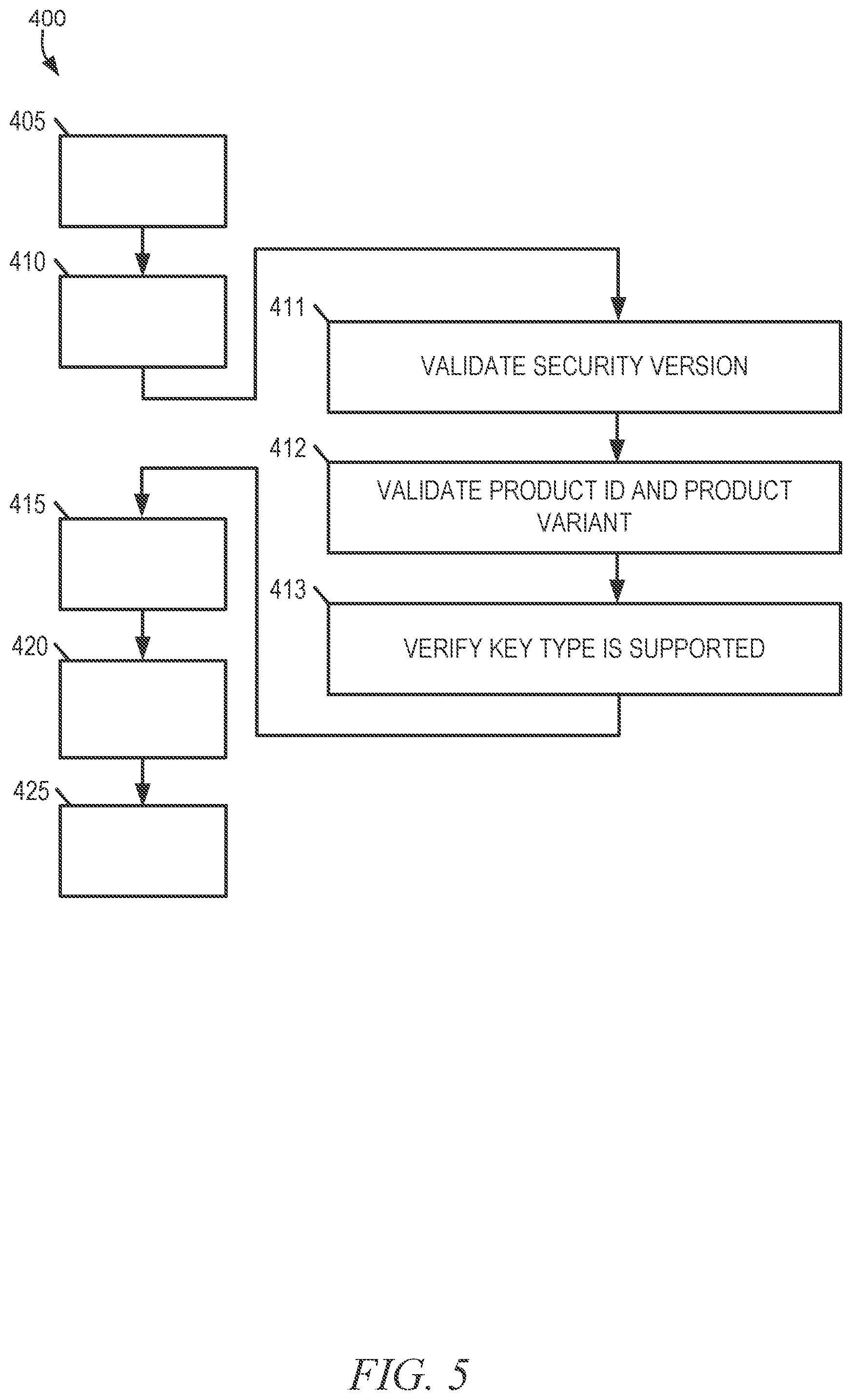 Patent US12395349 Figure 5 – Secure replaceable verification key architecture in a memory sub-system
