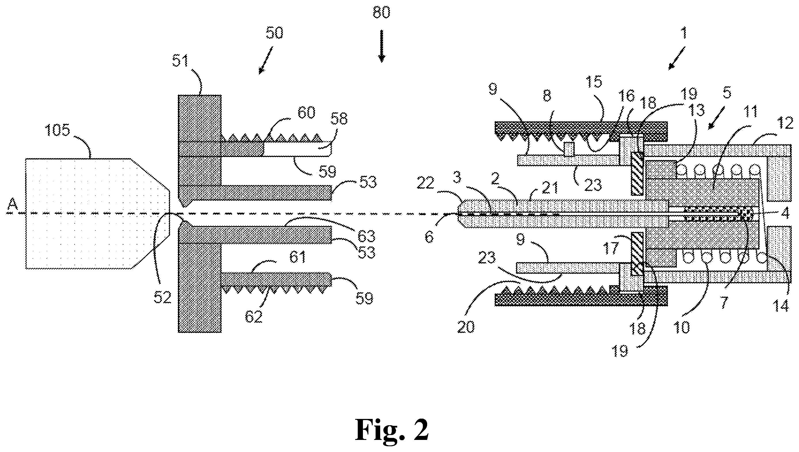 Patent US12395360 Figure 2 – Key holder for an optical key and system comprising the key holder for authenticating an optical key by verifying a match of challenge-response pairs