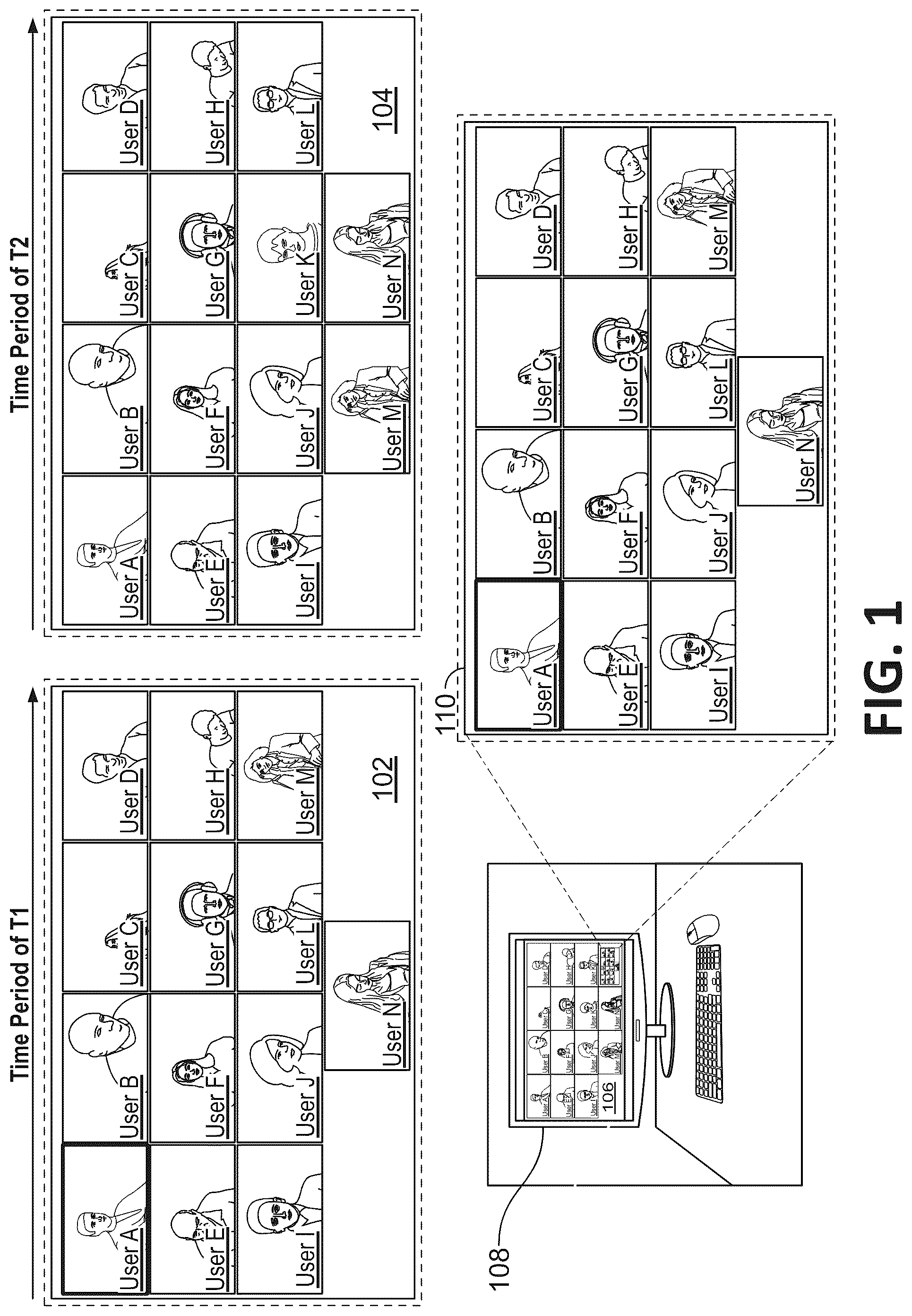 Patent US12395369 Figure 1 – Systems and methods for decentralized generation of a summary of a virtual meeting