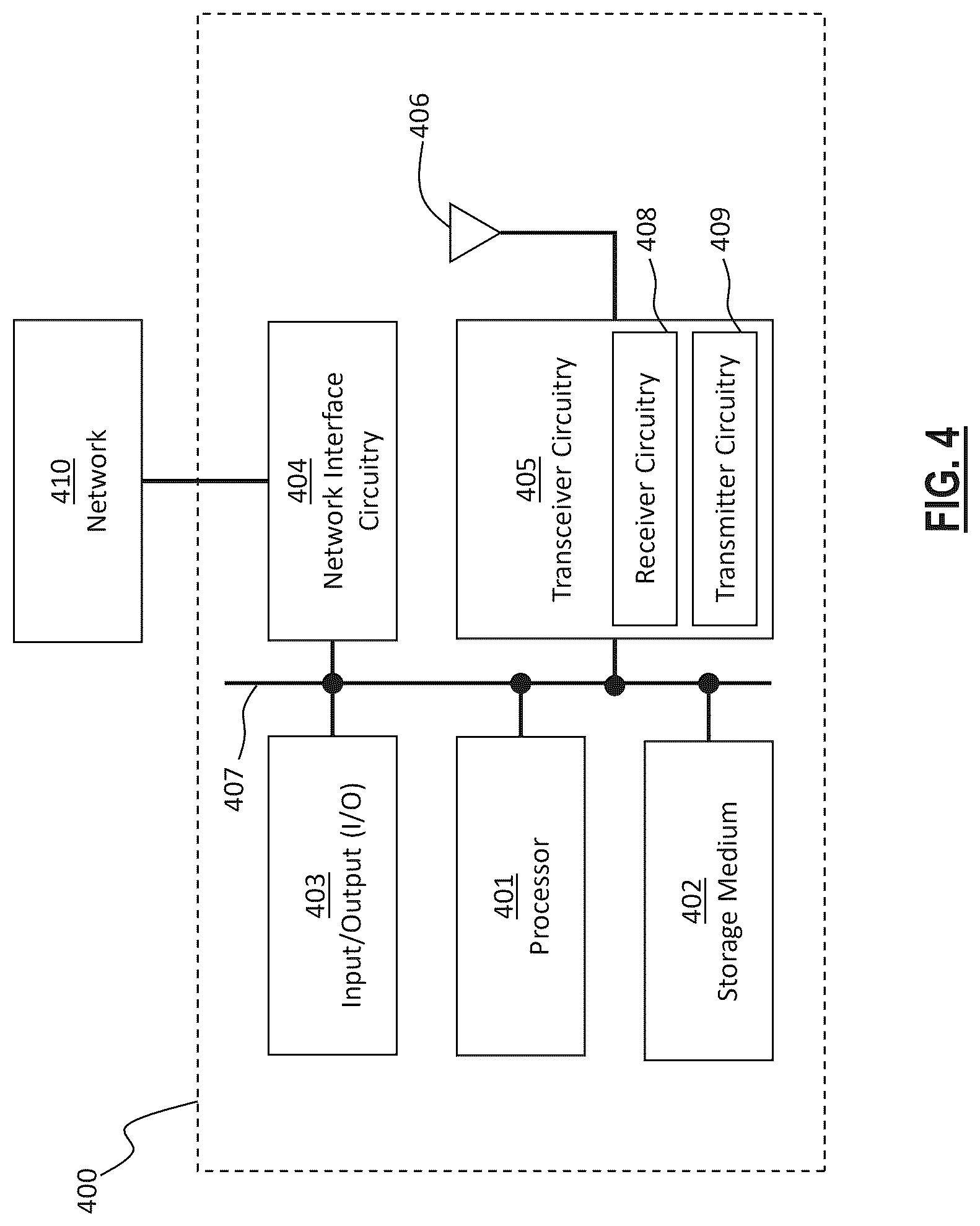 Patent US12395381 Figure 4 – Method, apparatus, and computer readable medium
