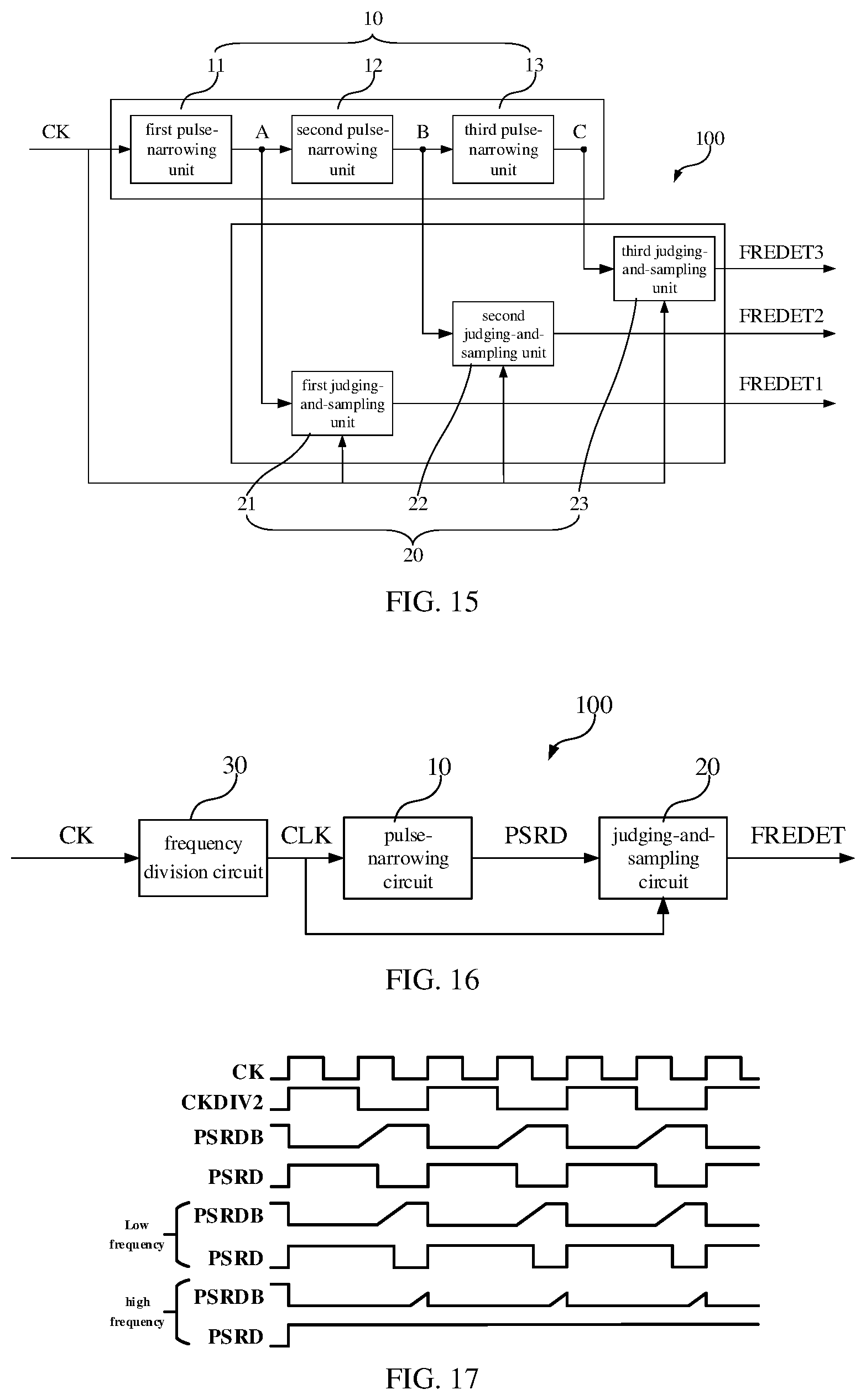 Patent US12395382 Figure 5 – Frequency-detecting circuit and electronic device