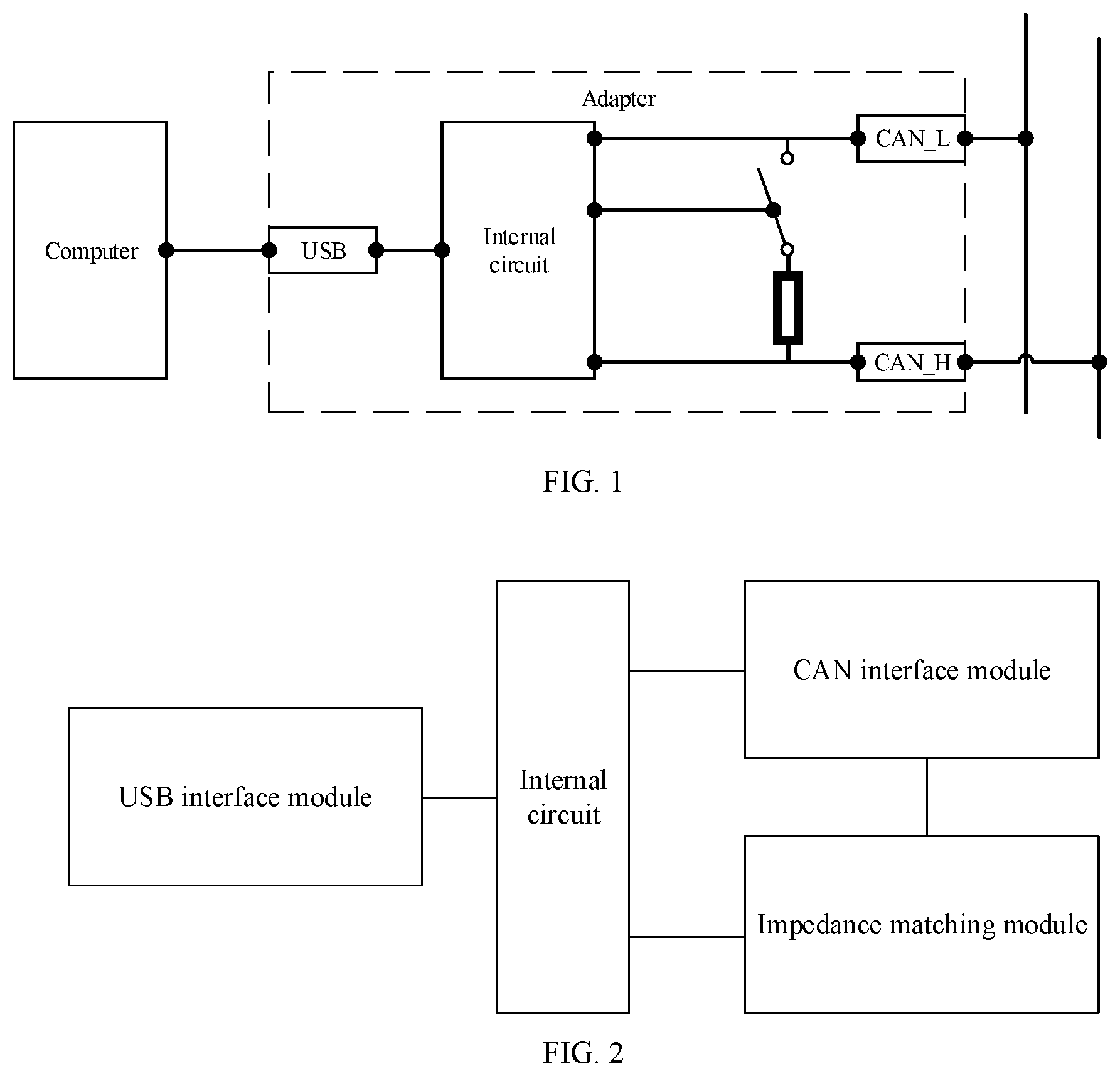 Patent US12395383 Figure 1 – Impedance matching adapter, impedance matching system, and impedance matching method