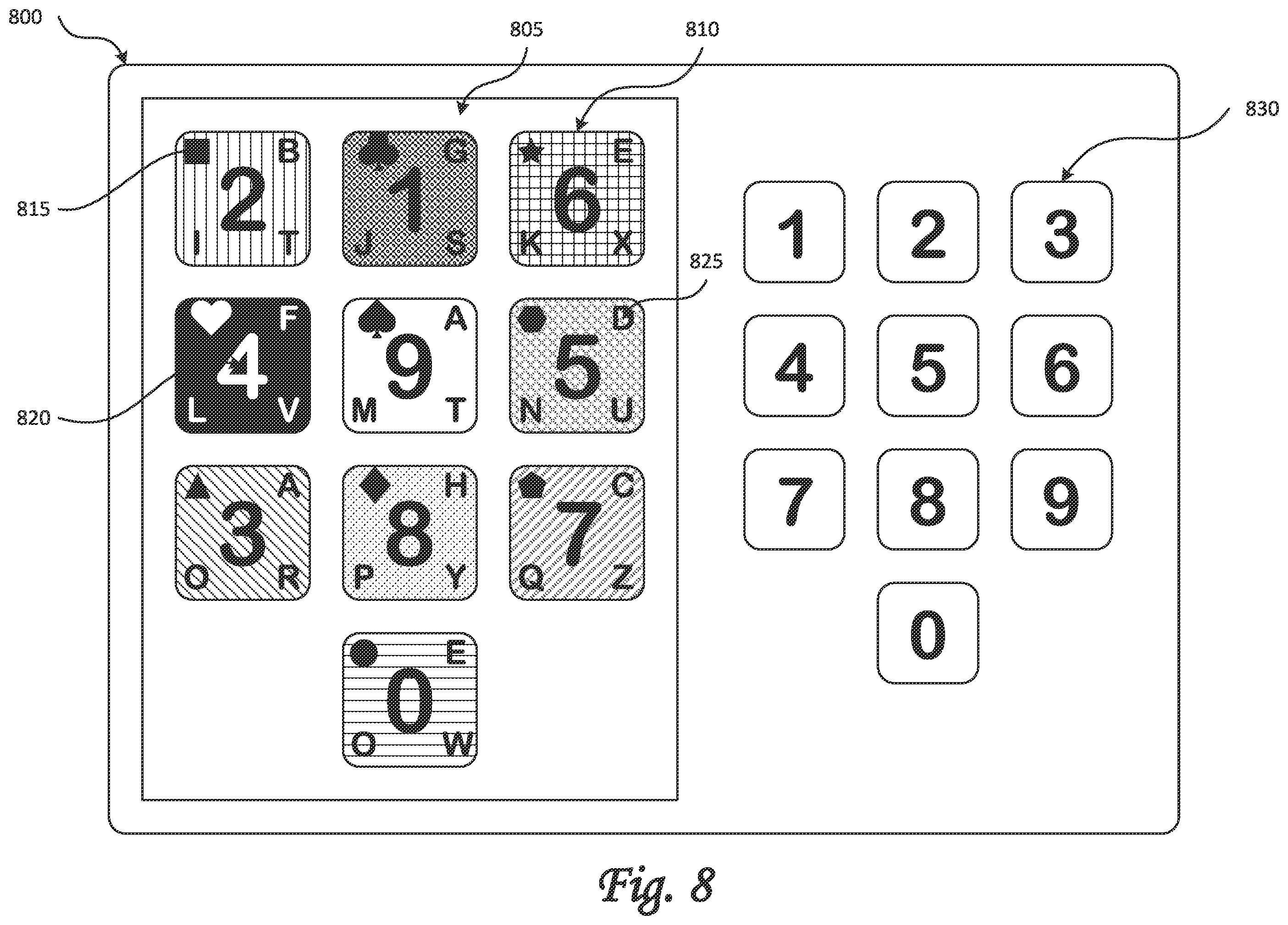 Patent US12395485 Figure 13 – Fraud resistant passcode entry system