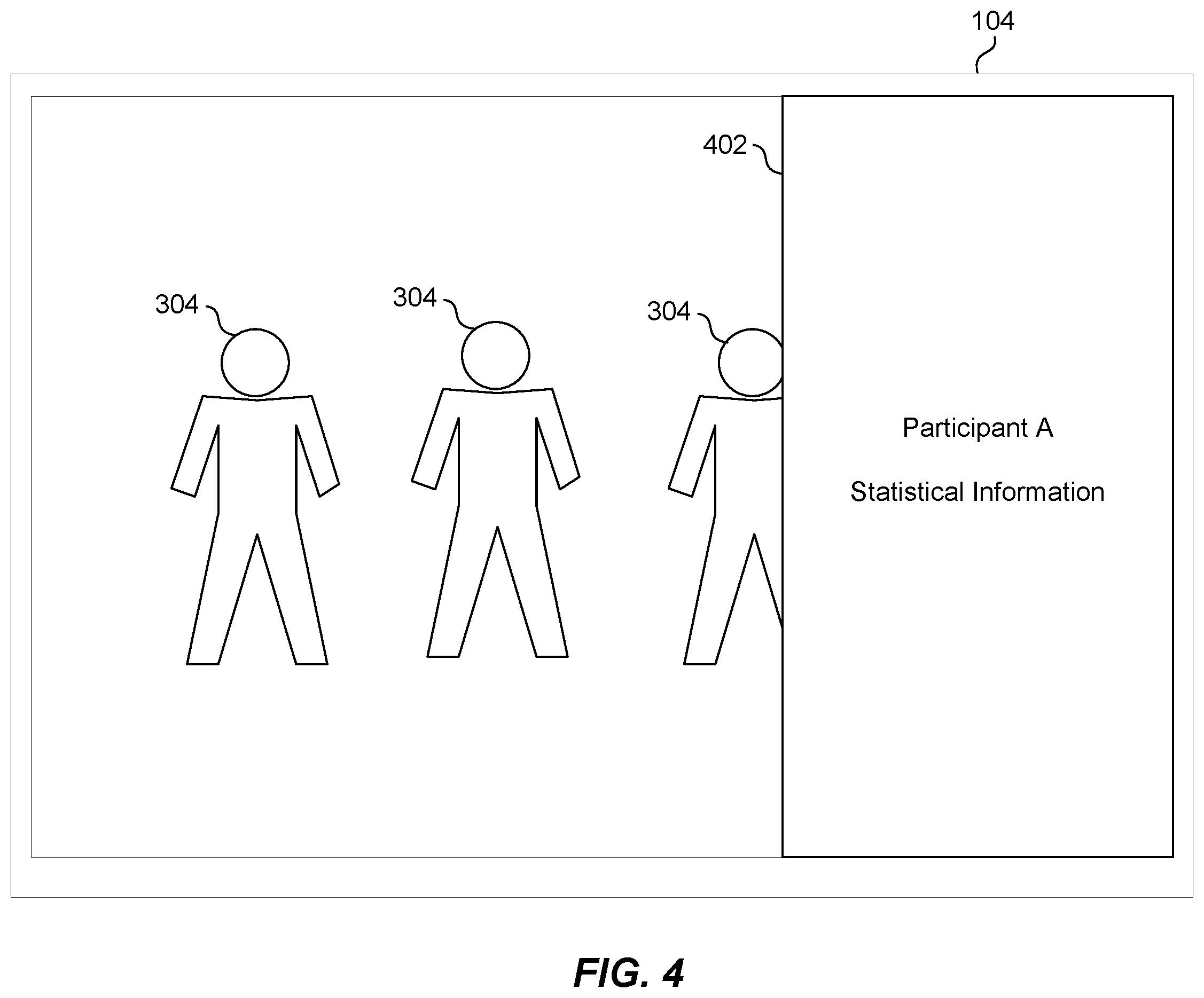 Patent US12395570 Figure 4 – Methods, systems, and apparatus for presenting participant information associated with a media stream