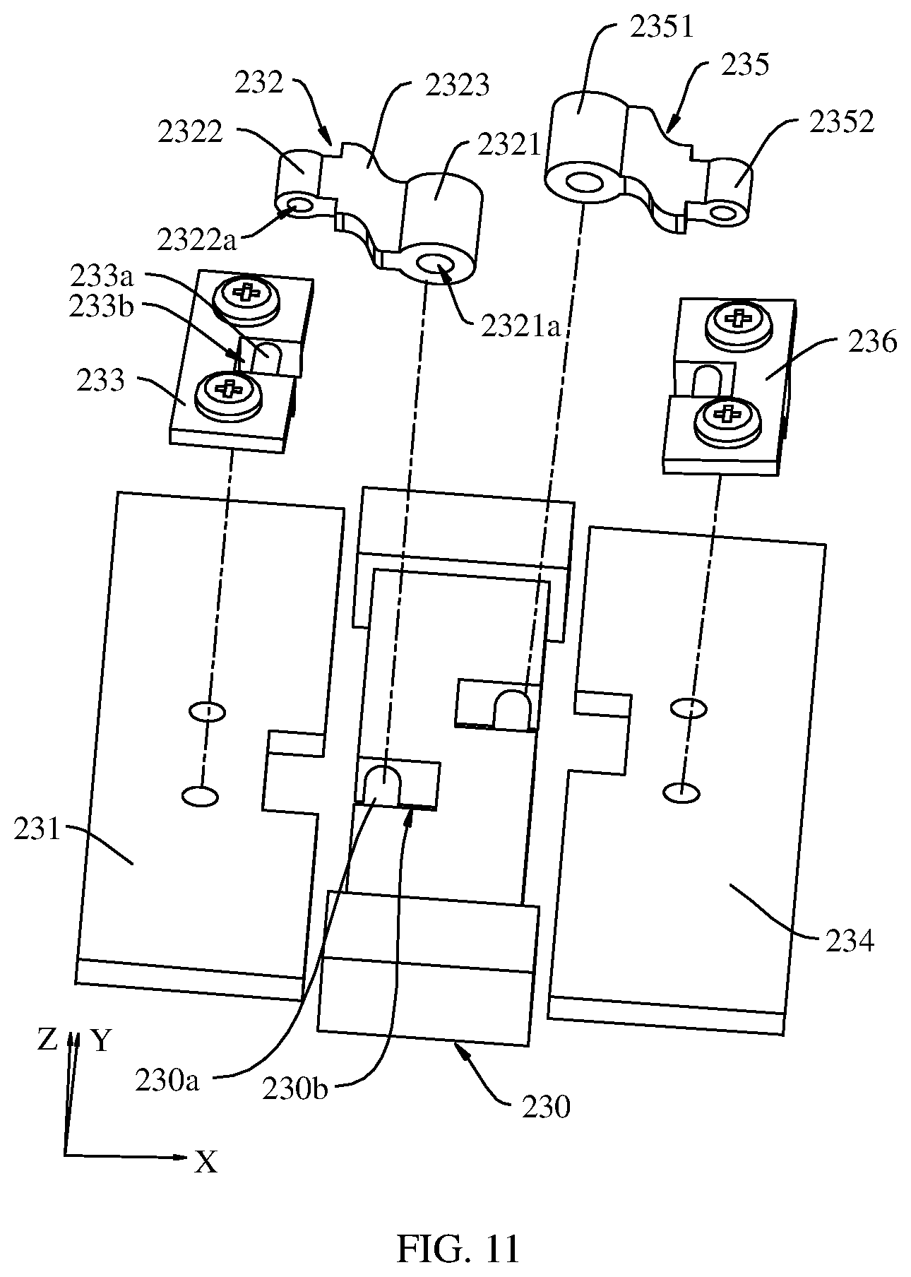 Patent US12395576 Figure 11 – Rotating mechanism, support apparatus, and electronic device