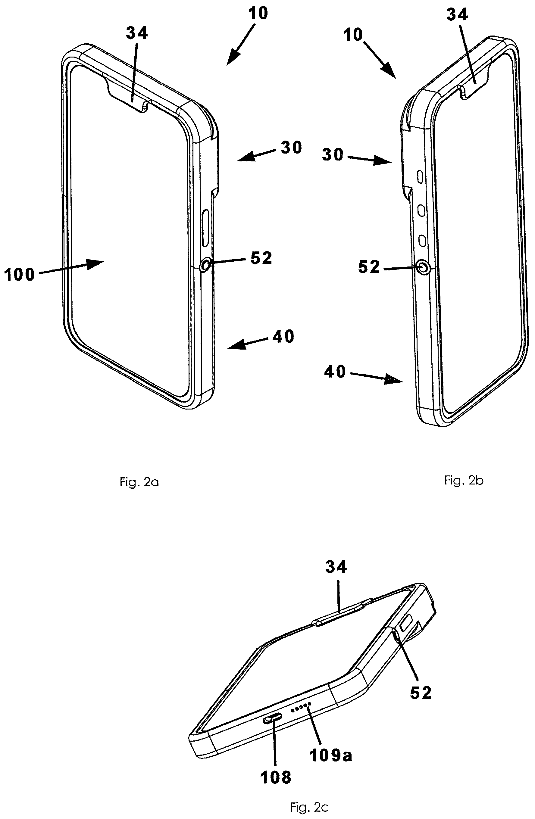 Patent US12395581 Figure 2 – Mobile phone case with privacy covers