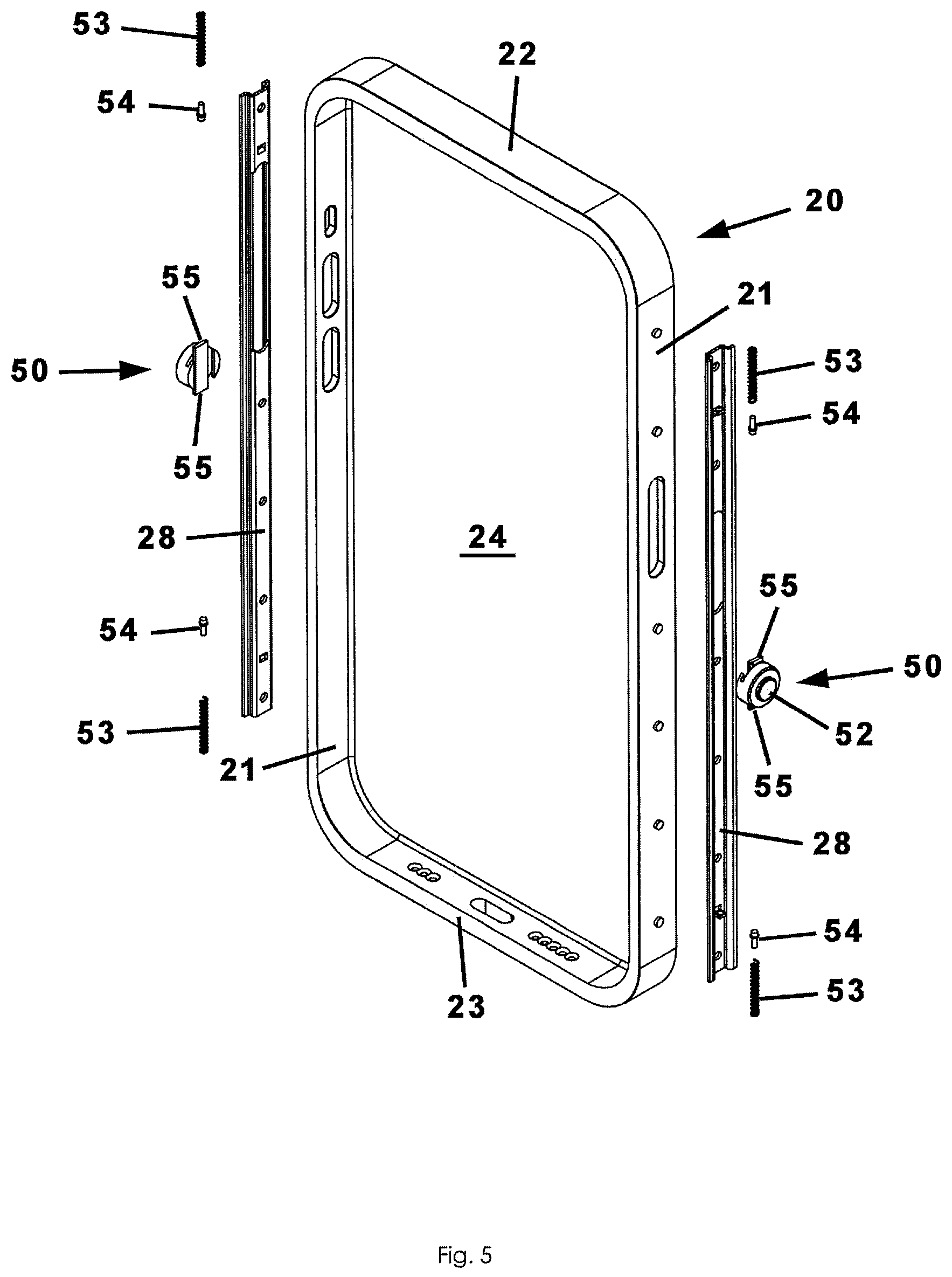 Patent US12395581 Figure 5 – Mobile phone case with privacy covers
