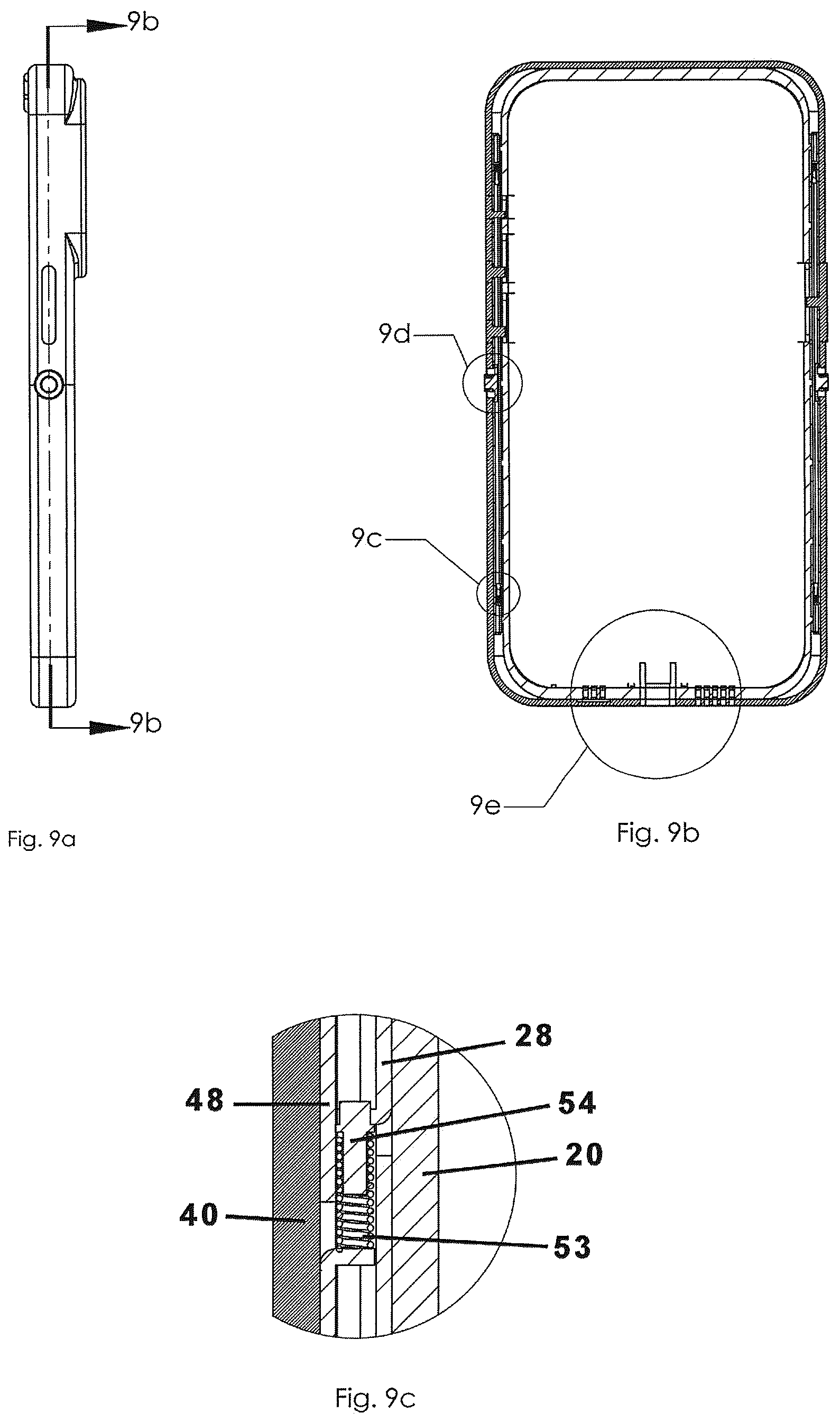 Patent US12395581 Figure 10 – Mobile phone case with privacy covers