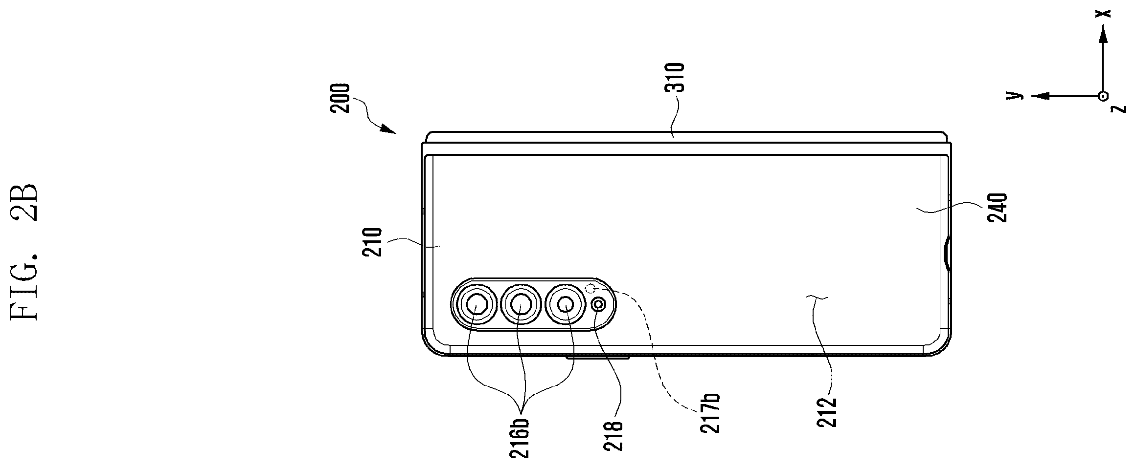 Patent US12395582 Figure 4 – Electronic device including waterproof structure