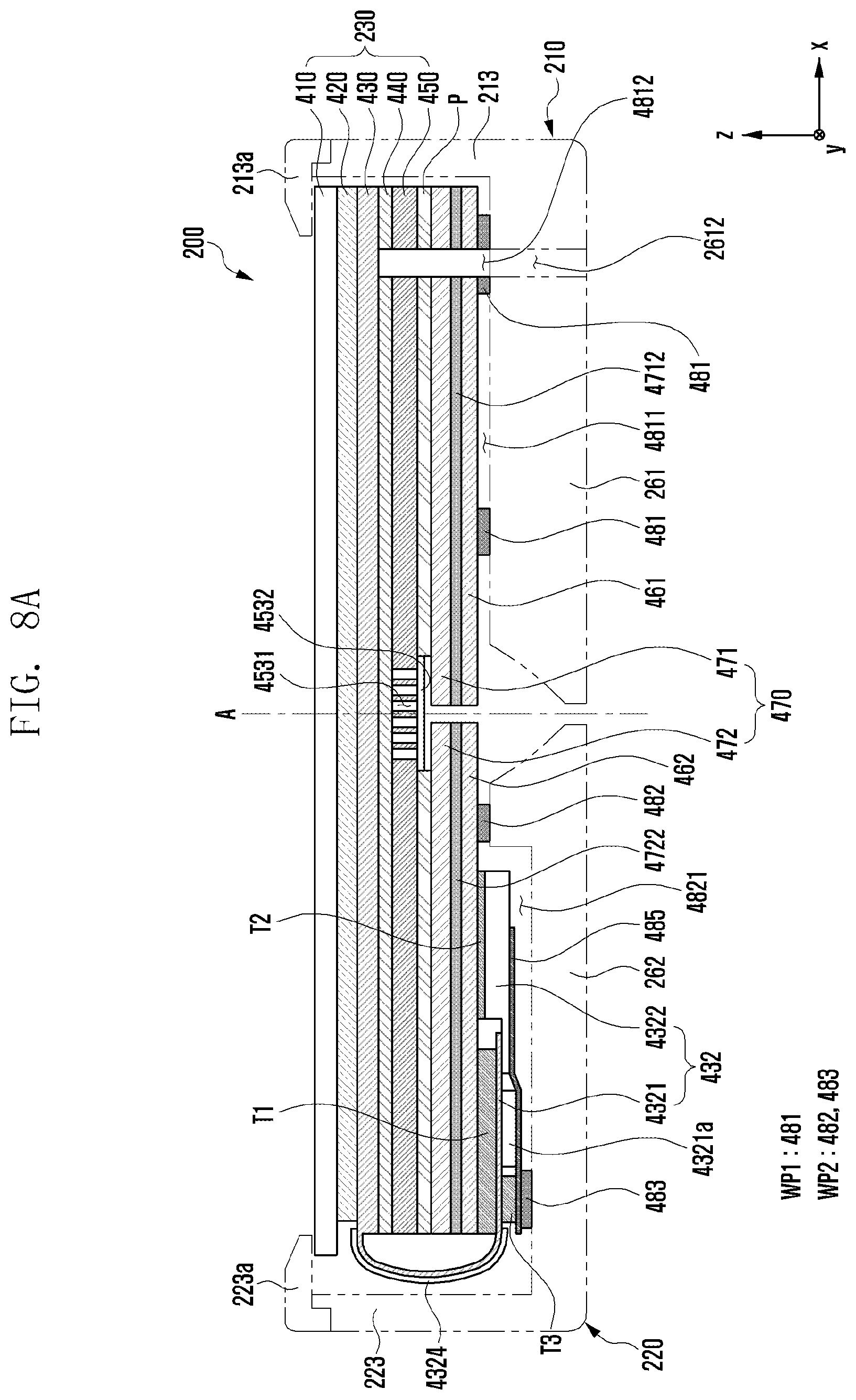 Patent US12395582 Figure 10 – Electronic device including waterproof structure