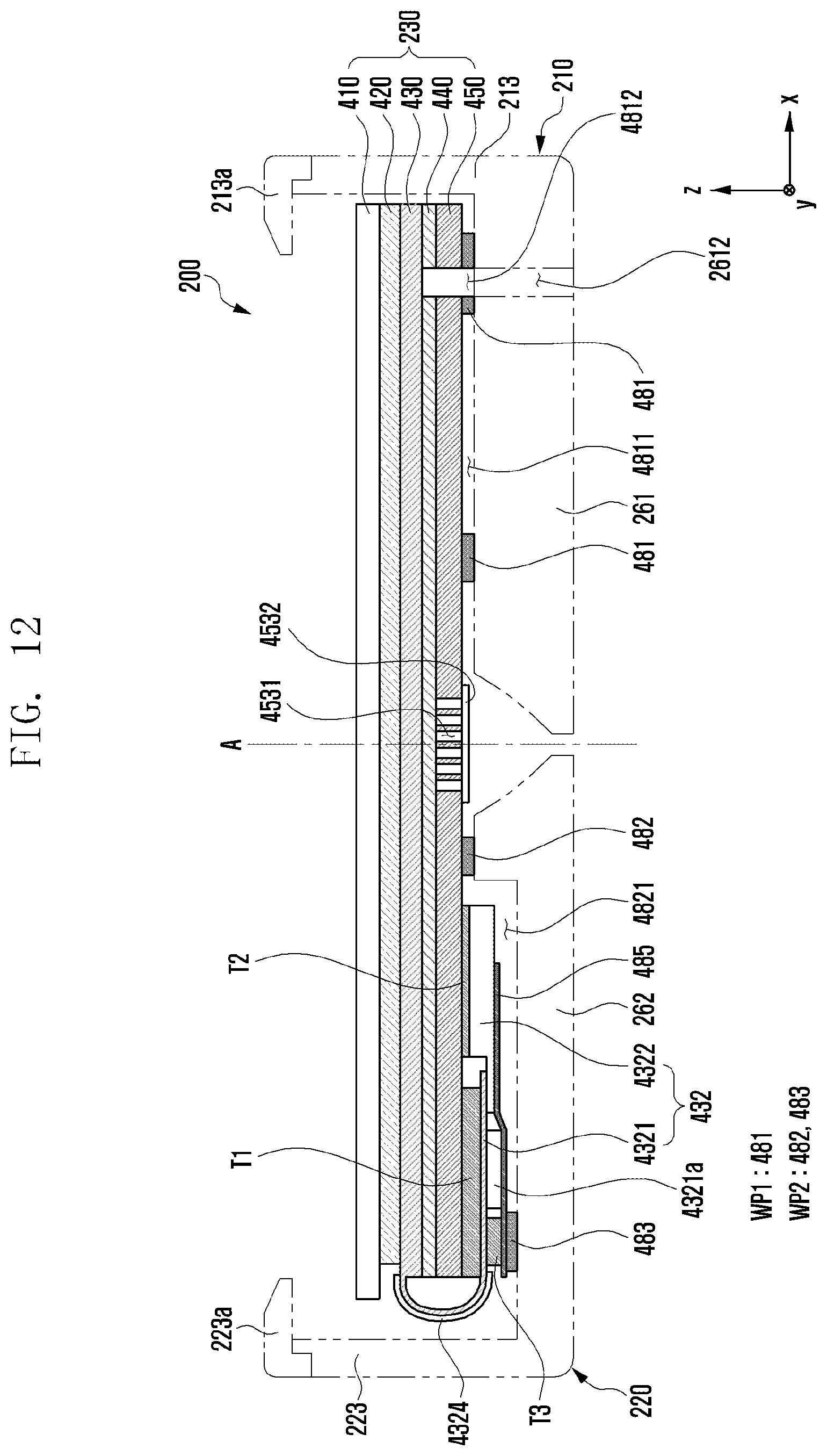 Patent US12395582 Figure 18 – Electronic device including waterproof structure