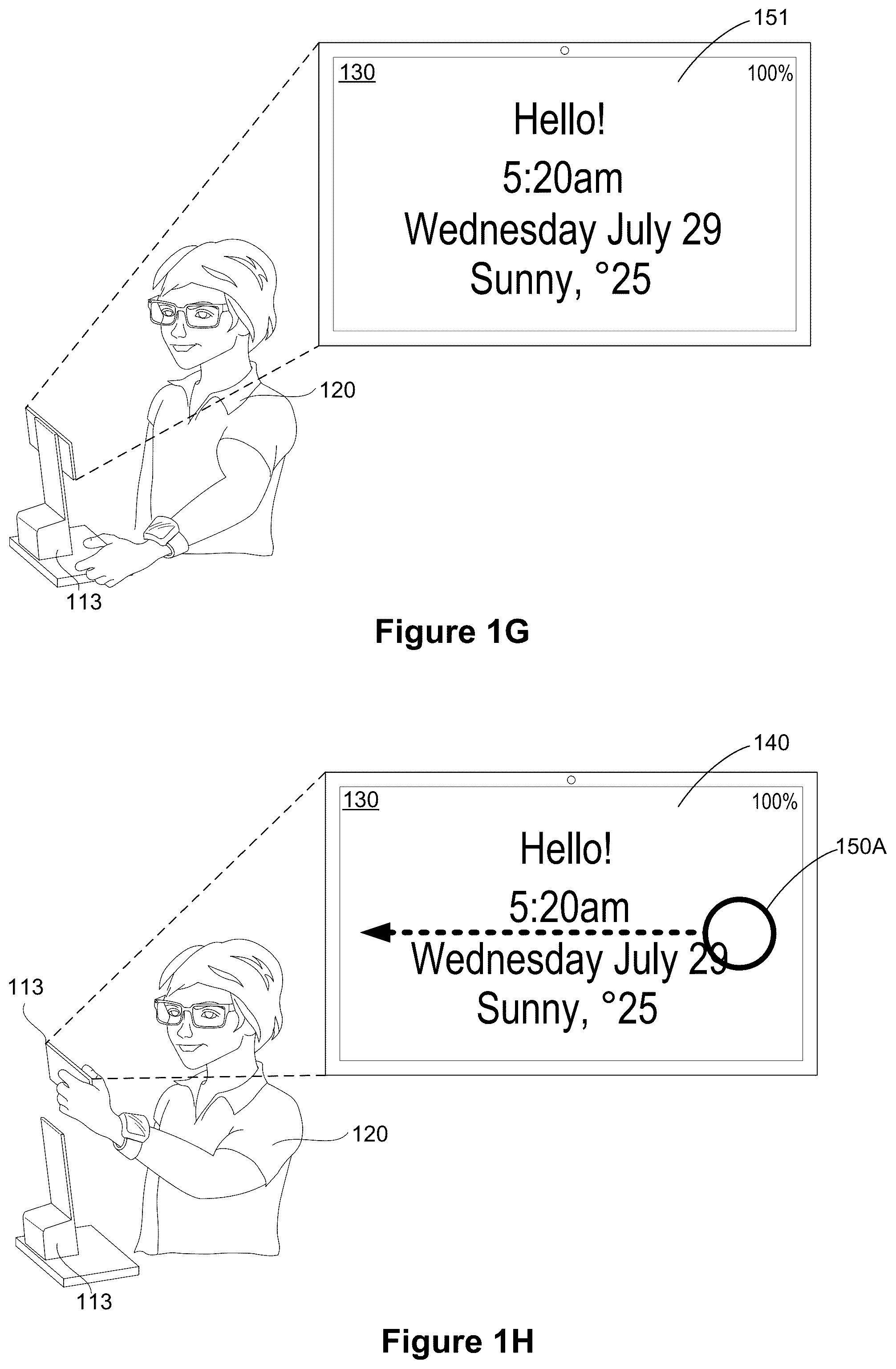 Patent US12395583 Figure 2 – Wrist-wearable devices for aggregating and guiding access to data from multiple different electronic messaging applications via a quickly-accessible communications-hub mode, and methods of use thereof