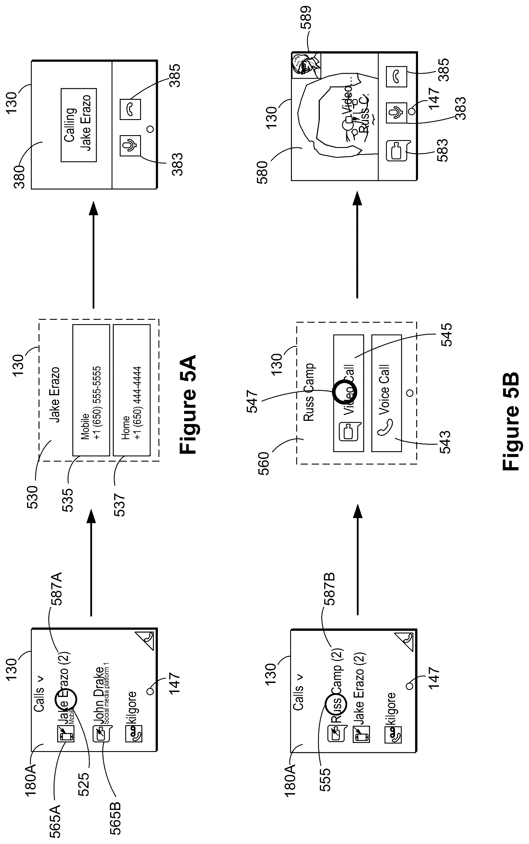 Patent US12395583 Figure 7 – Wrist-wearable devices for aggregating and guiding access to data from multiple different electronic messaging applications via a quickly-accessible communications-hub mode, and methods of use thereof