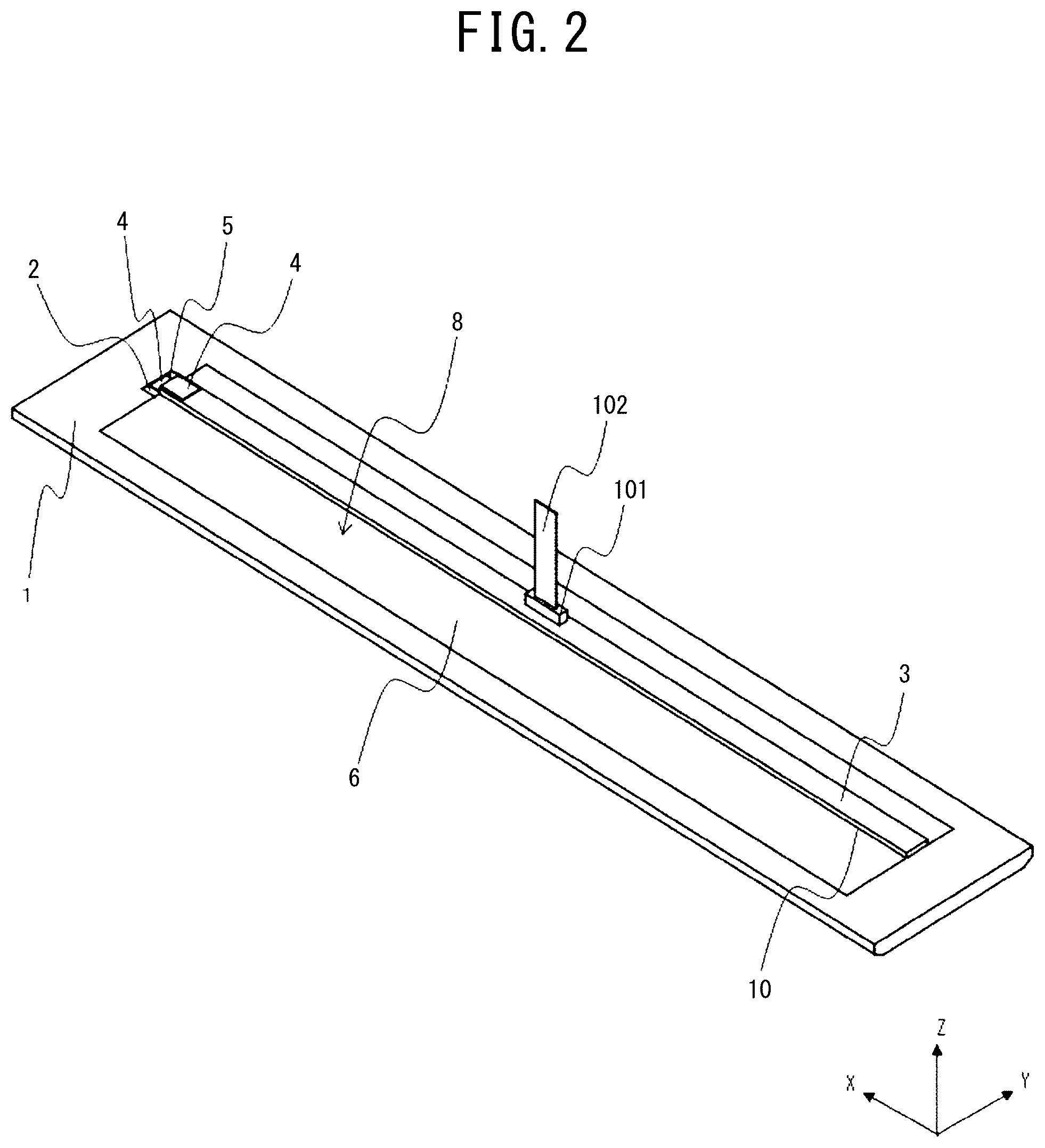 Patent US12395595 Figure 2 – Device housing, image reading device, and electrostatic capacitance detection device including a ground auxiliary conductor disposed over a level difference existing between a plane including an electrically conductive surface and a plane including a ground conductor