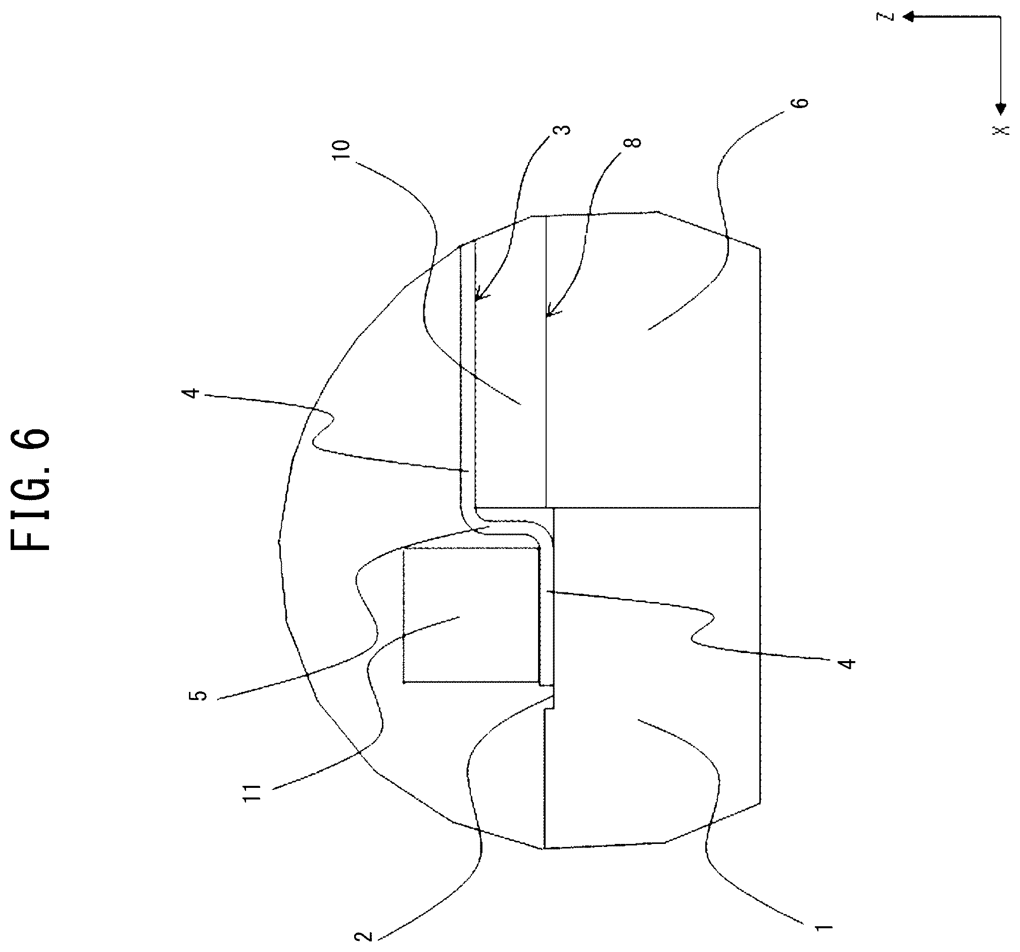 Patent US12395595 Figure 6 – Device housing, image reading device, and electrostatic capacitance detection device including a ground auxiliary conductor disposed over a level difference existing between a plane including an electrically conductive surface and a plane including a ground conductor