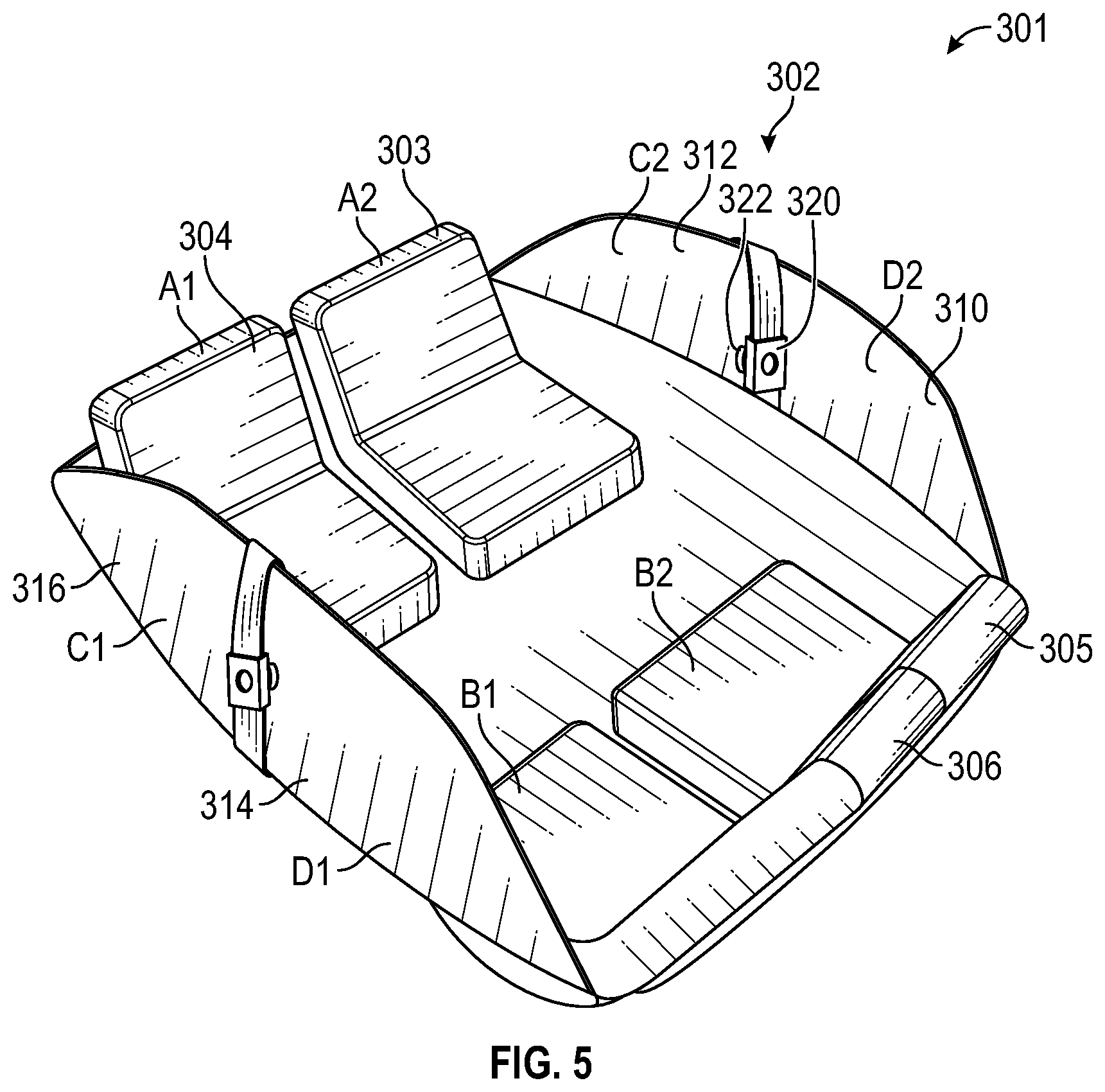 Patent US12395607 Figure 5 – Communication system, vehicle for use with same, and associated method