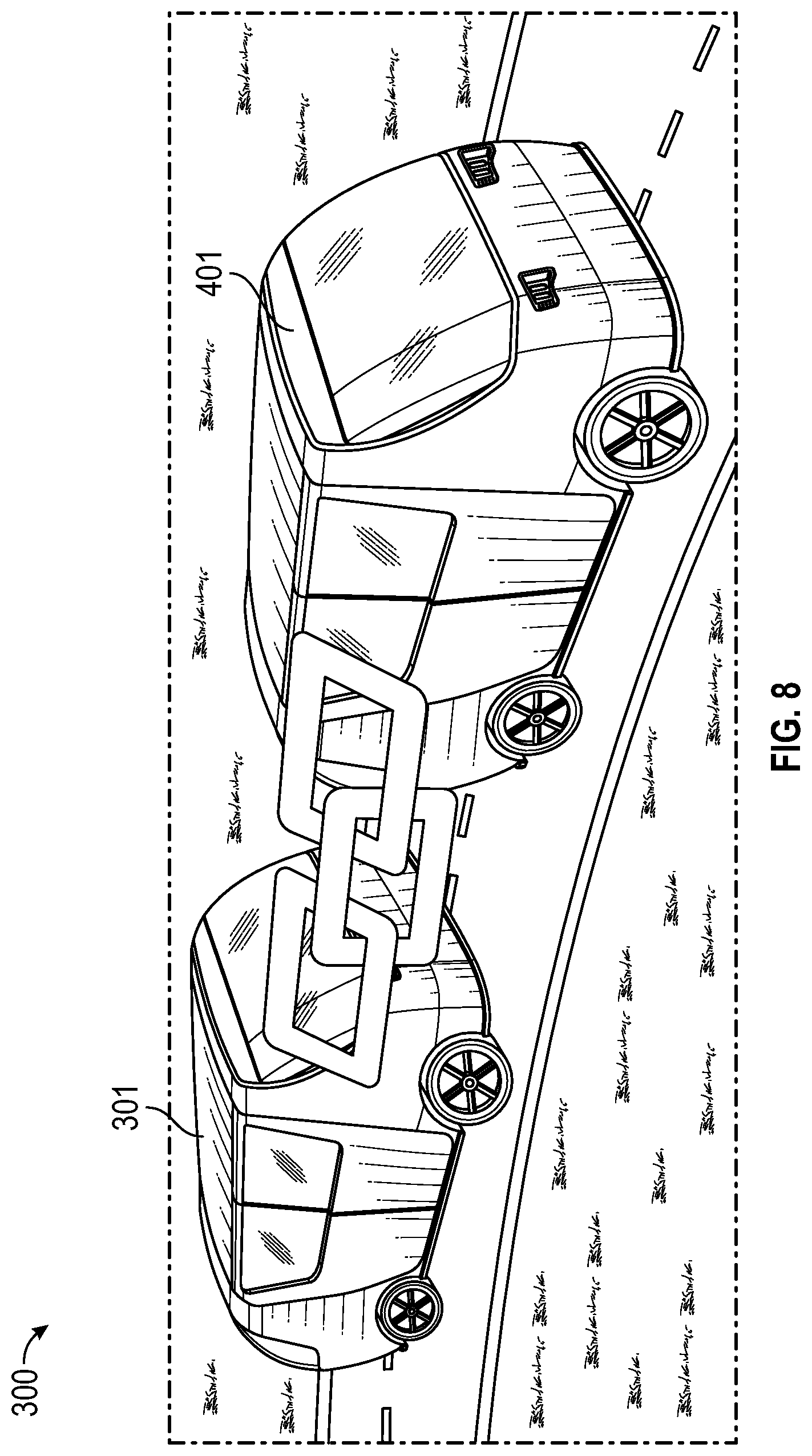 Patent US12395607 Figure 7 – Communication system, vehicle for use with same, and associated method