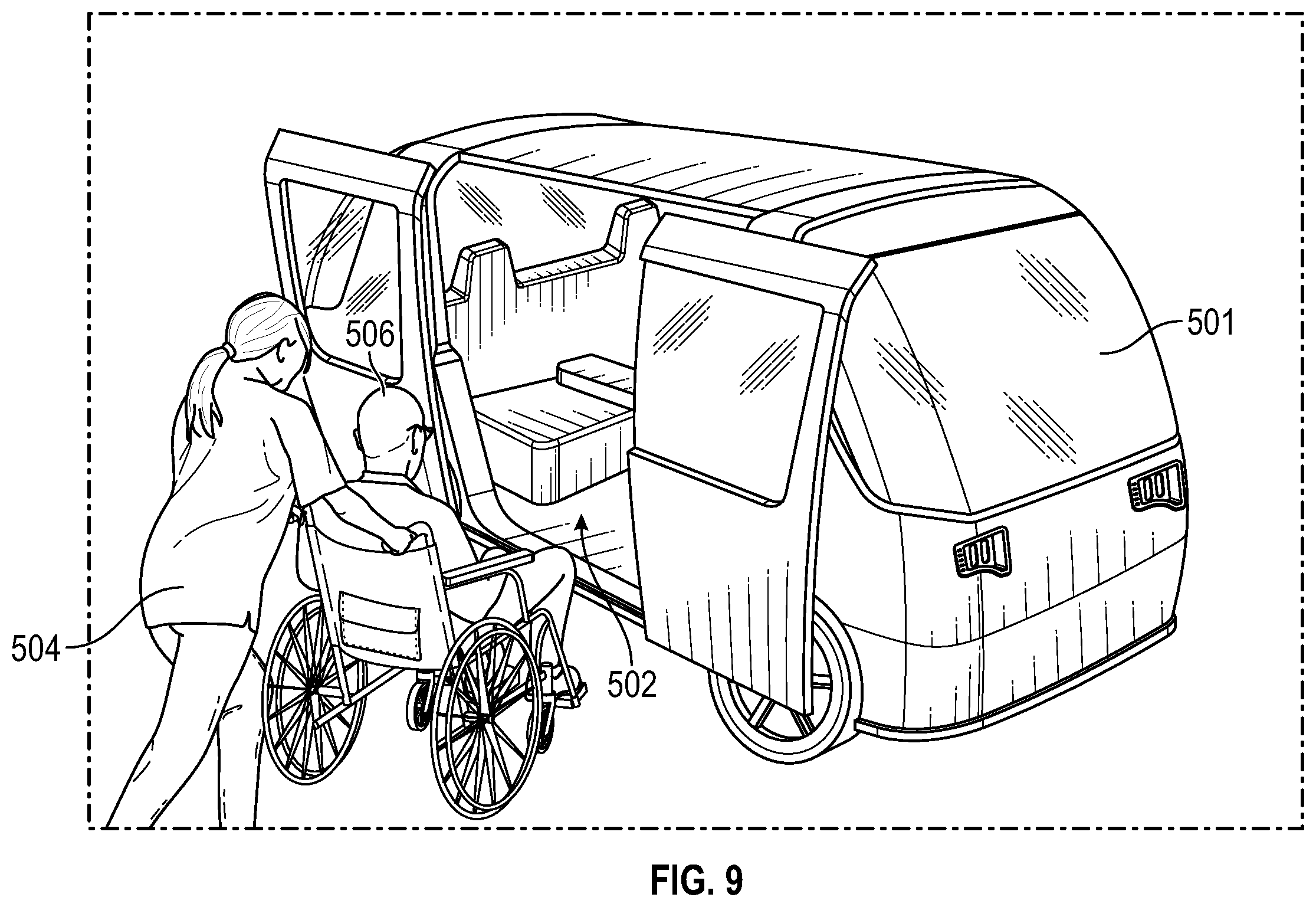 Patent US12395607 Figure 8 – Communication system, vehicle for use with same, and associated method