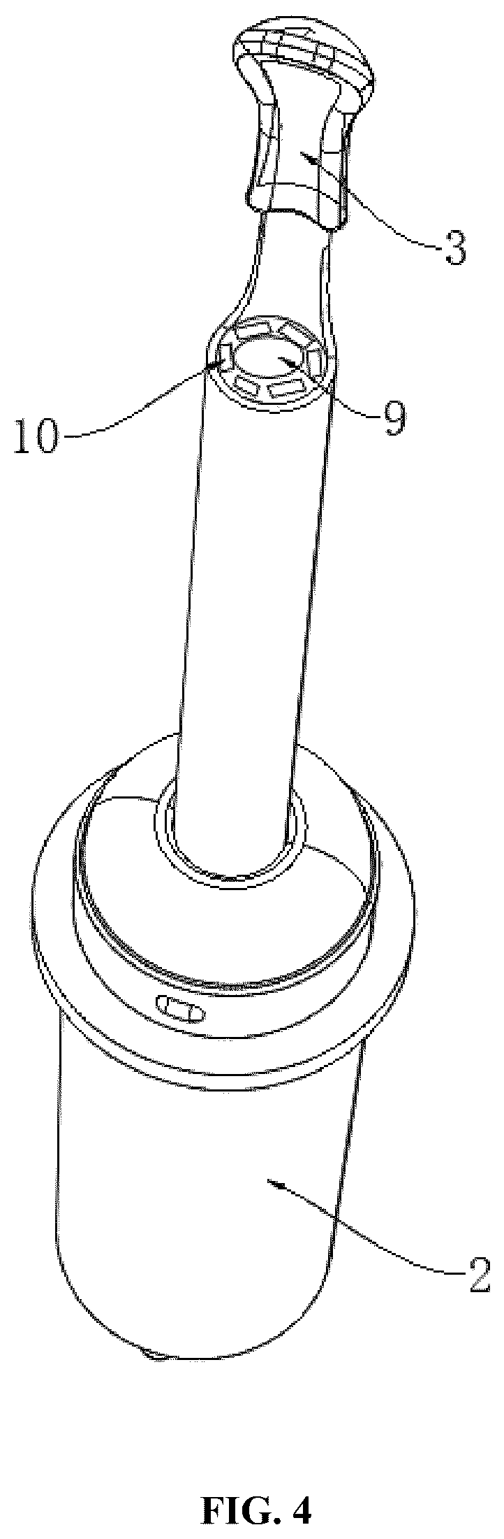 Patent US12395716 Figure 4 – Detachable camera connector