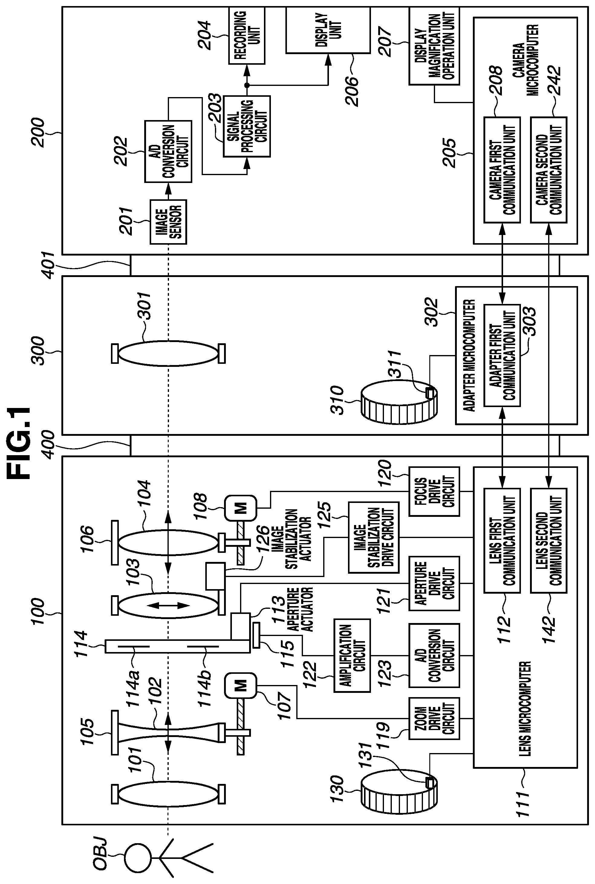 Patent US12395730 Figure 1 – Accessory apparatus and imaging apparatus