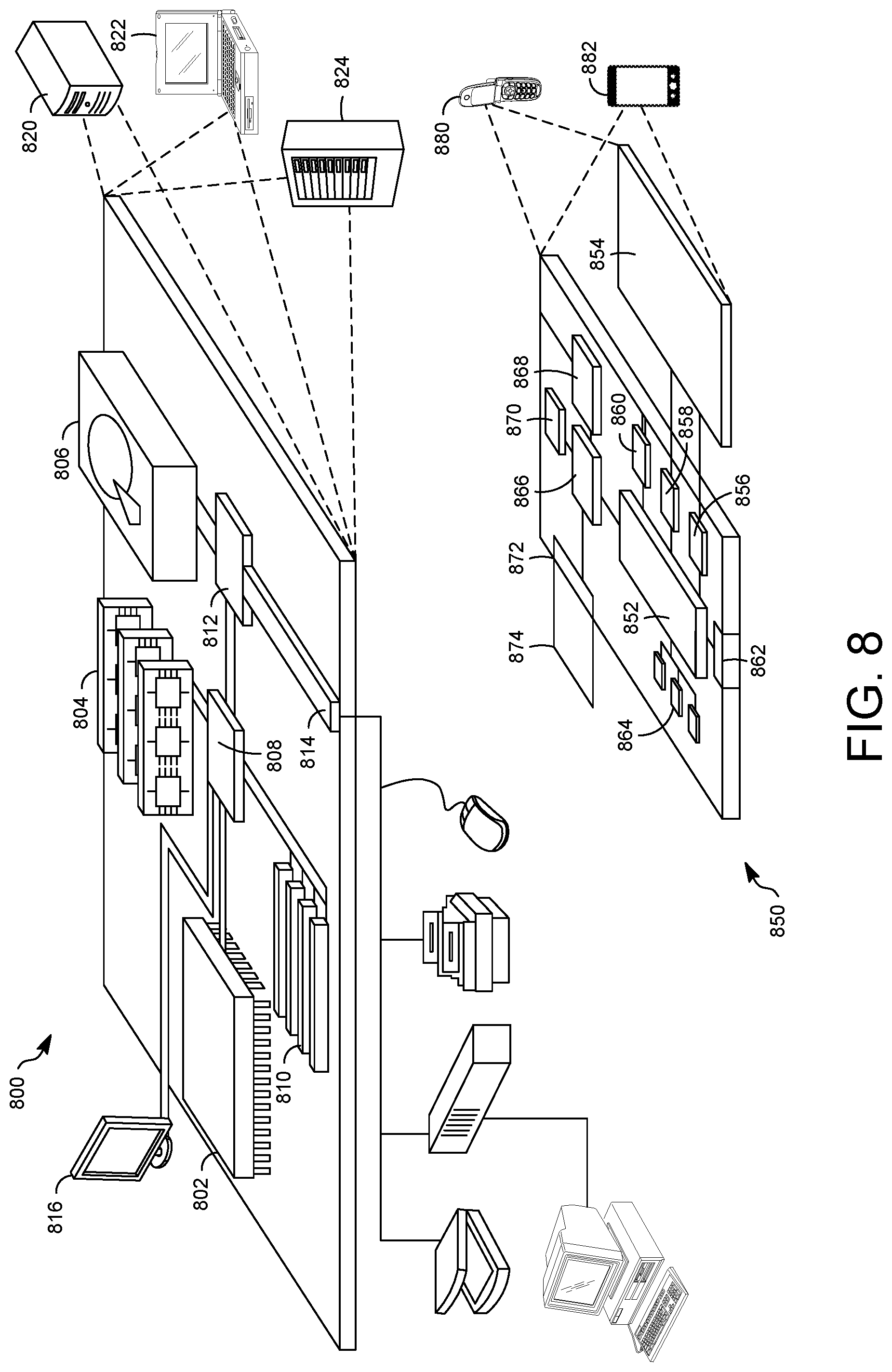 Patent US12395747 Figure 8 – Lookup table processing and programming for camera image signal processing