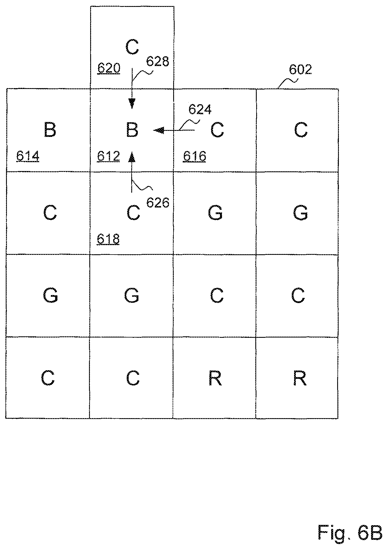 Patent US12395754 Figure 9 – Minimal repeating unit having reduced blooming effect of clear pixels