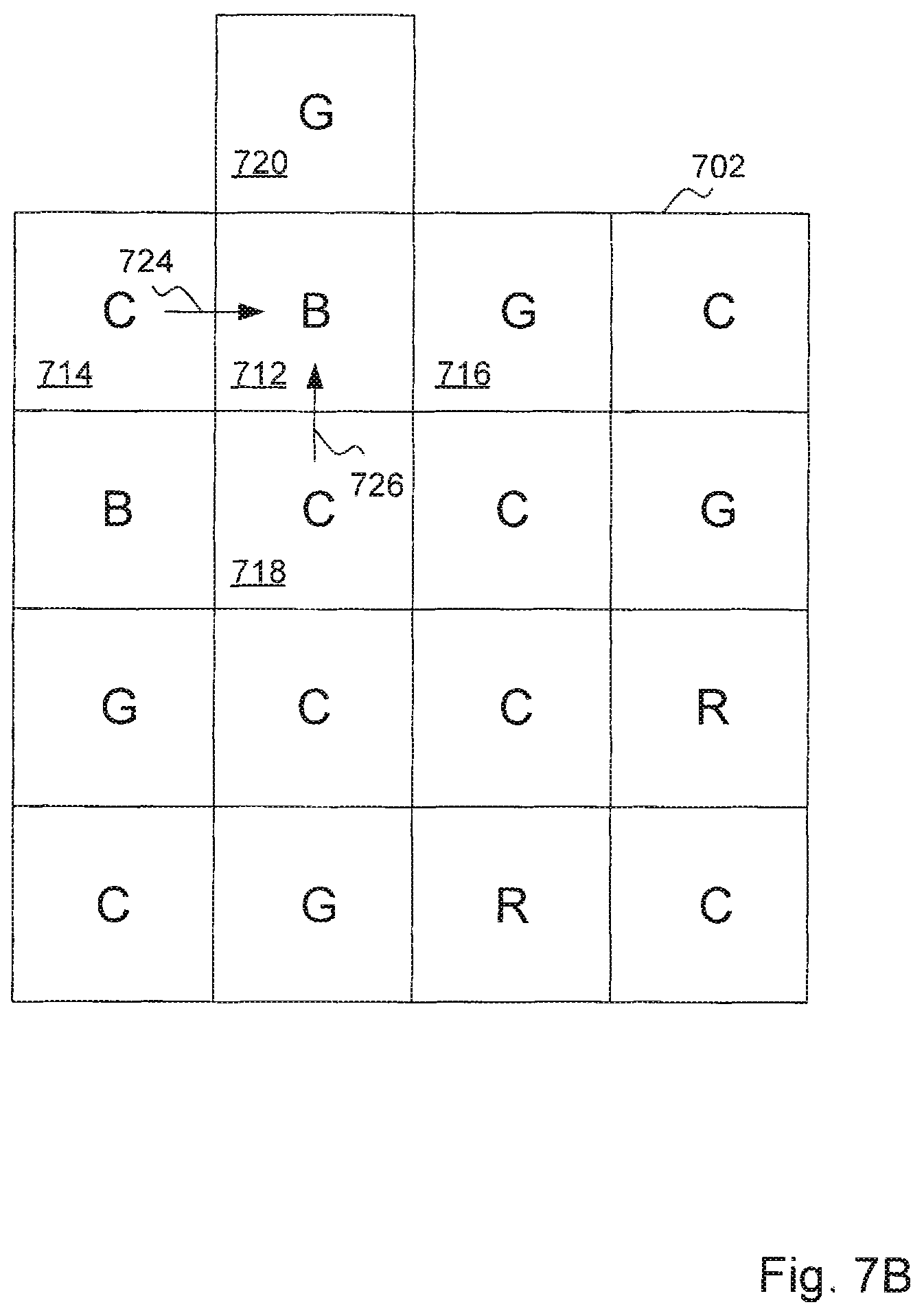 Patent US12395754 Figure 12 – Minimal repeating unit having reduced blooming effect of clear pixels
