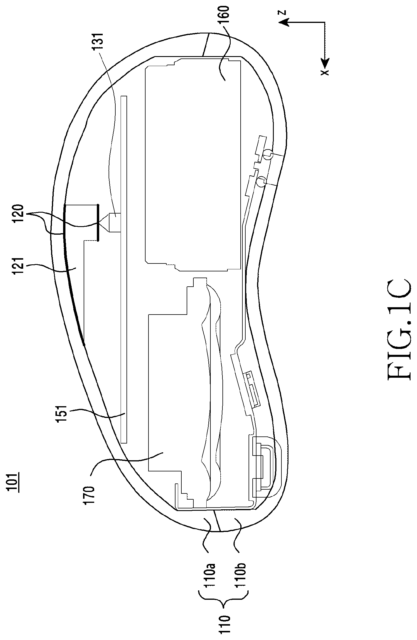 Patent US12395775 Figure 3 – Electronic device comprising touch electrode