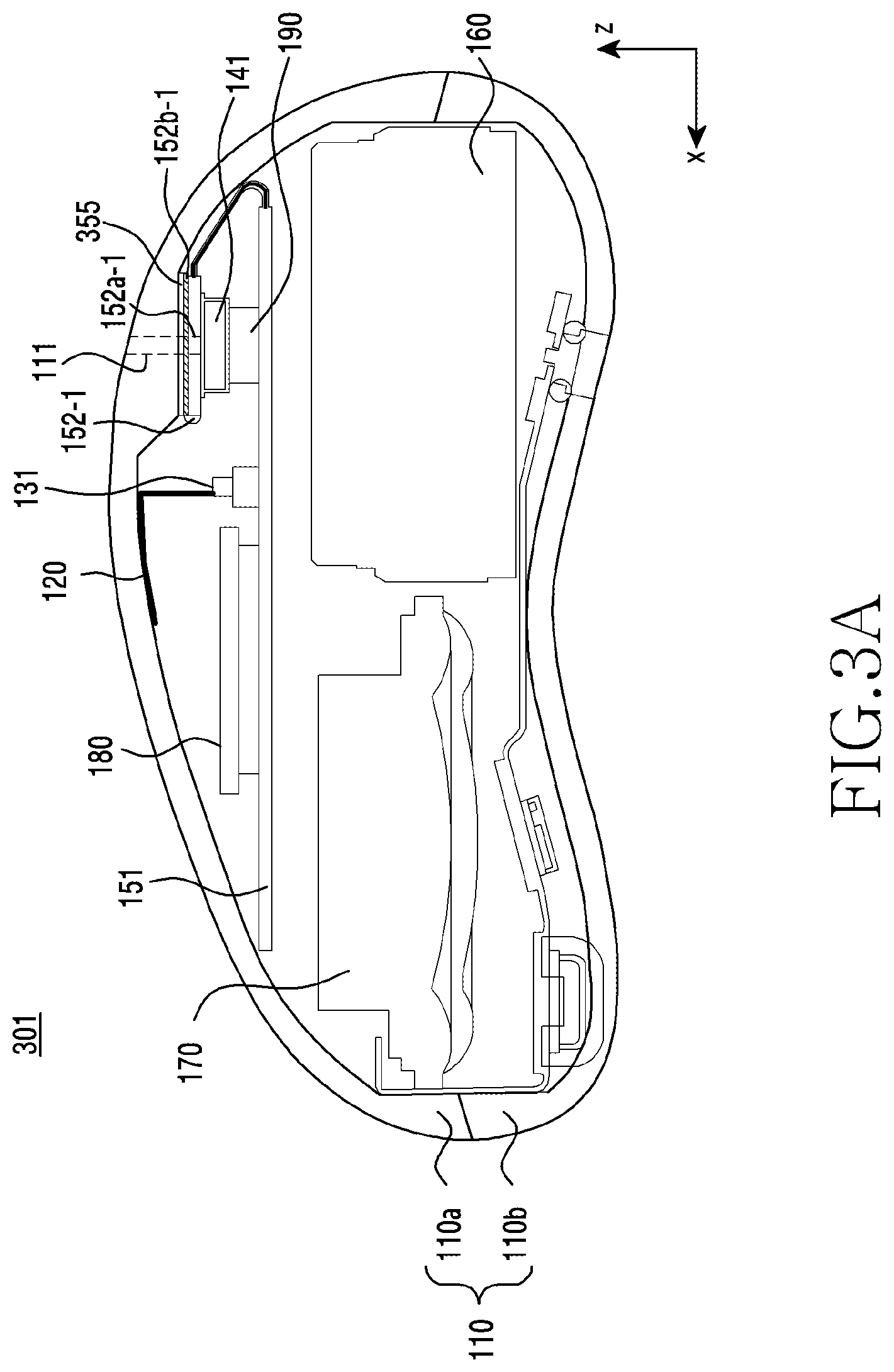 Patent US12395775 Figure 7 – Electronic device comprising touch electrode