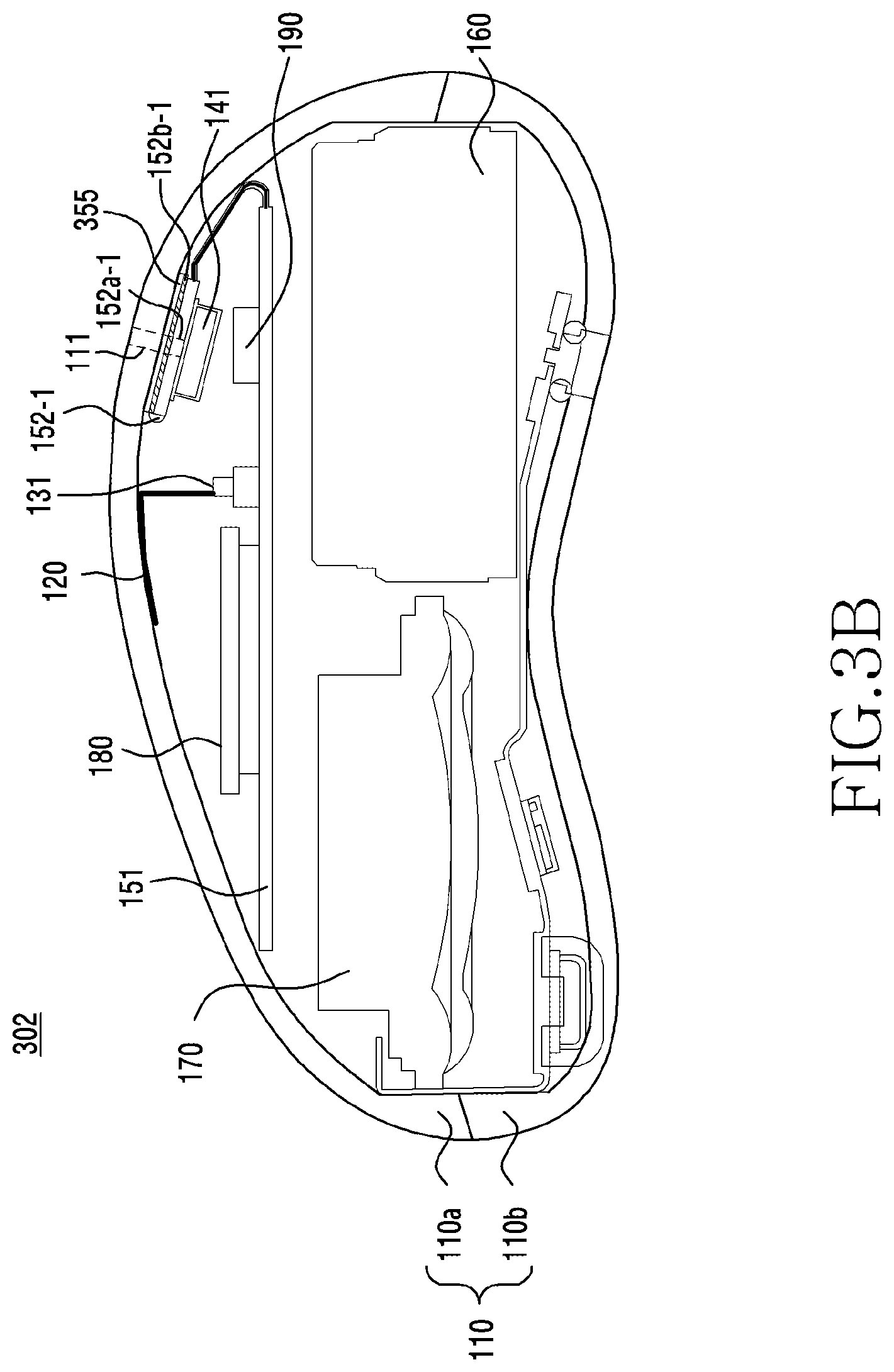 Patent US12395775 Figure 8 – Electronic device comprising touch electrode