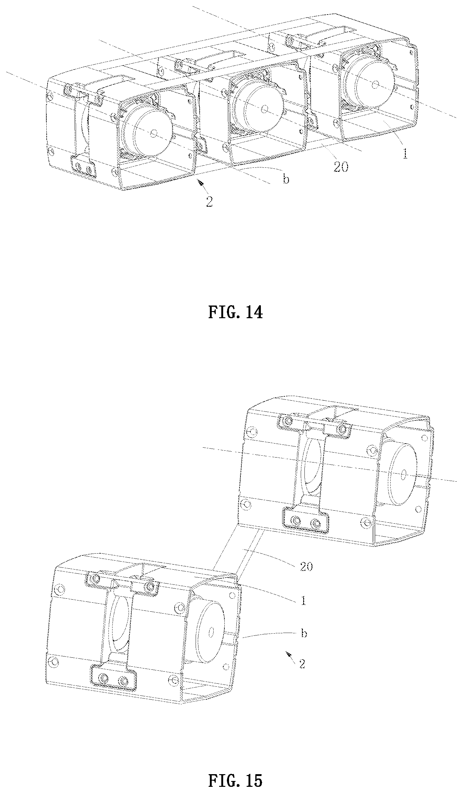 Patent US12395779 Figure 8 – Speaker system, speaker device and housing thereof