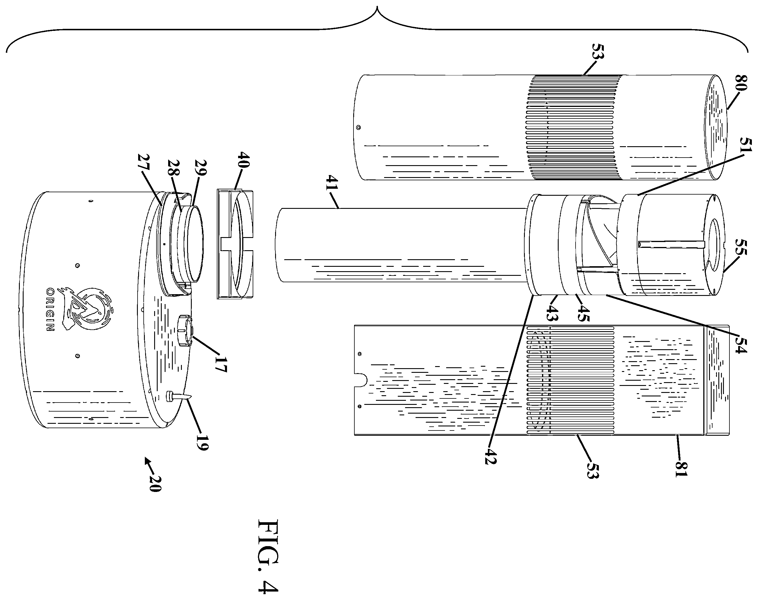 Patent US12395781 Figure 4 – Bollard speaker with inground subwoofer