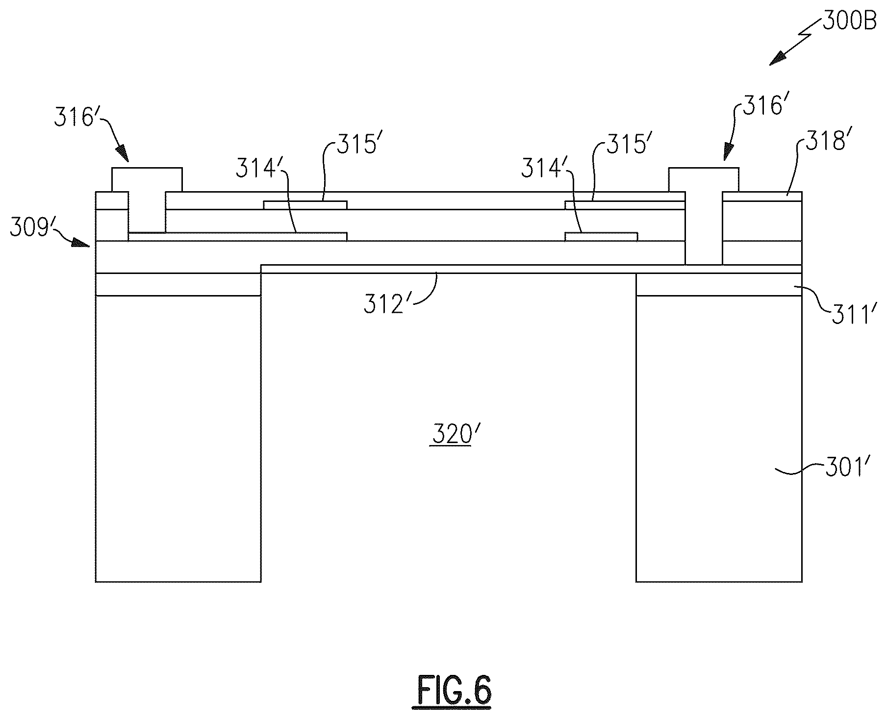 Patent US12395798 Figure 6 – Method of making a piezoelectric MEMS diaphragm microphone
