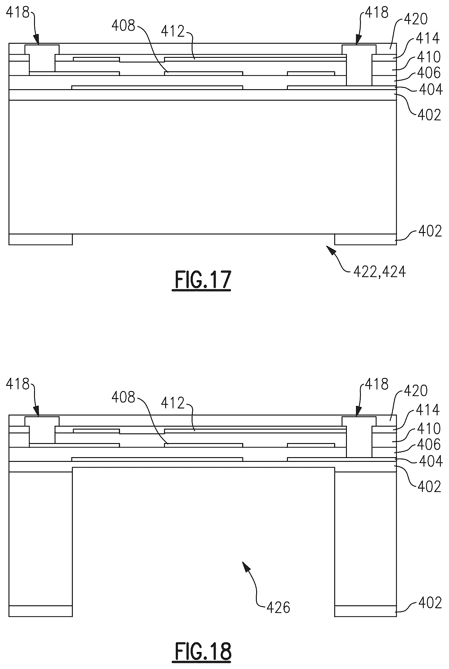 Patent US12395798 Figure 17 – Method of making a piezoelectric MEMS diaphragm microphone