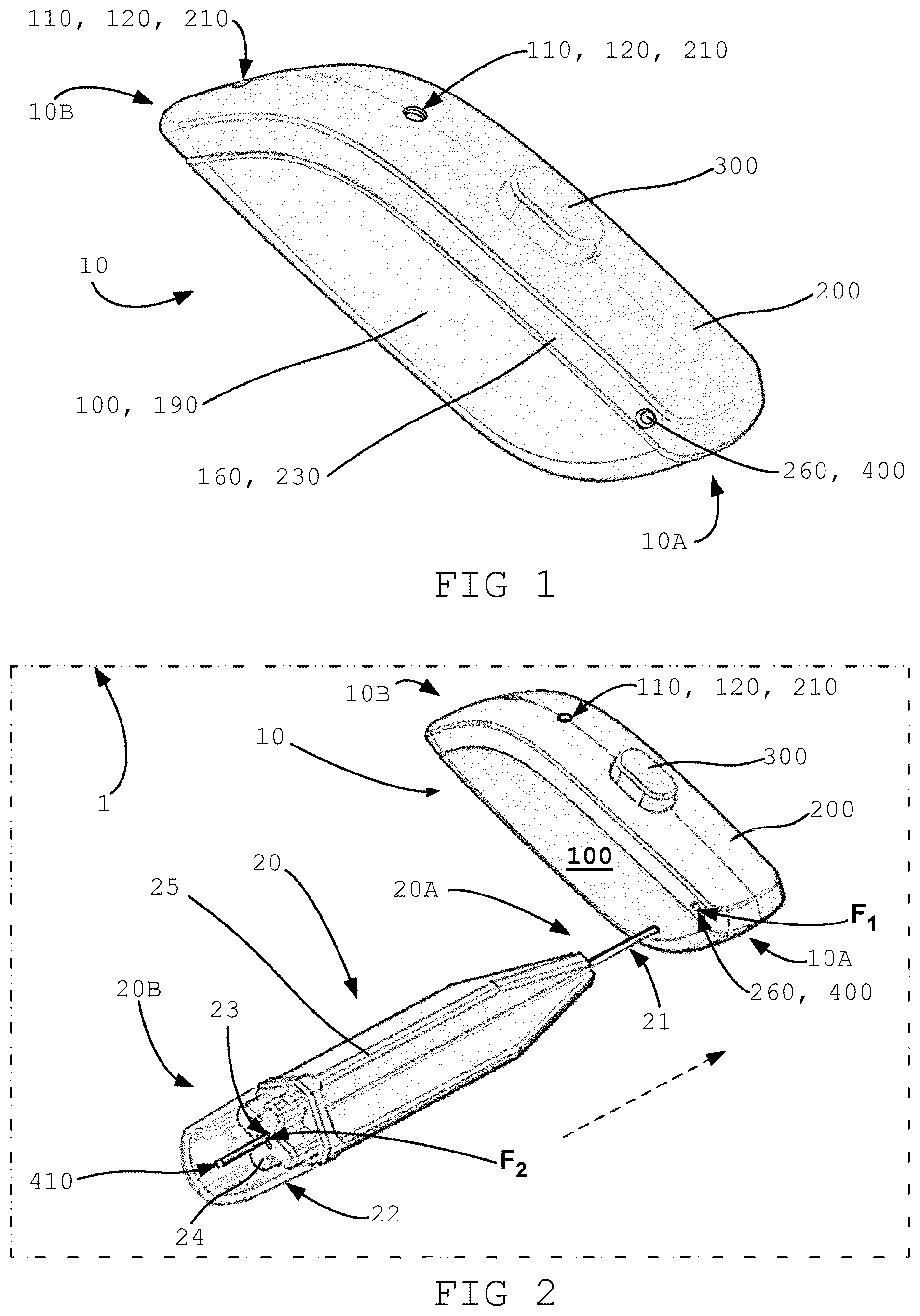 Patent US12395801 Figure 1 – Hearing device system and tool