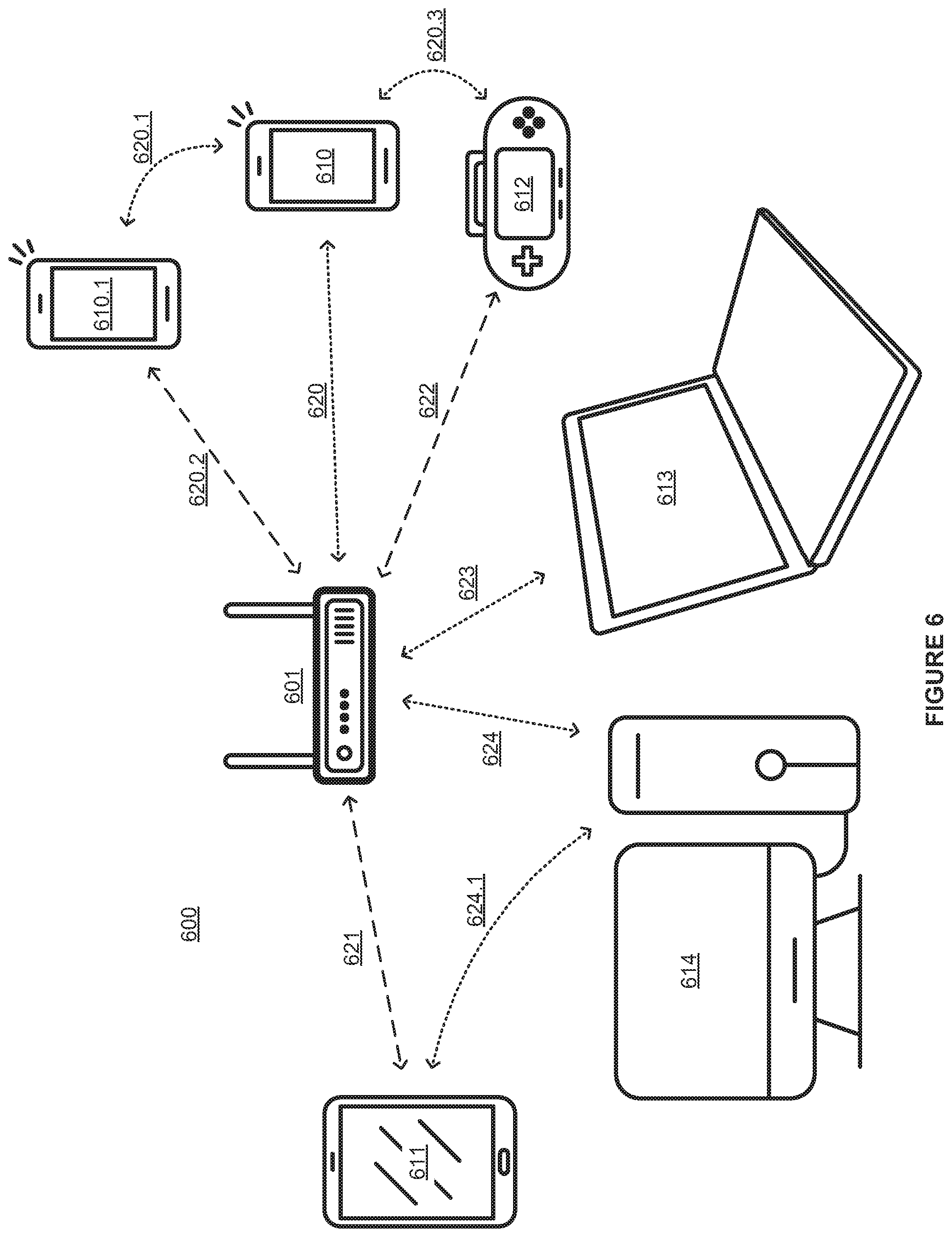 Patent US12395839 Figure 6 – Secured credential sharing over Wi-Fi protected setup