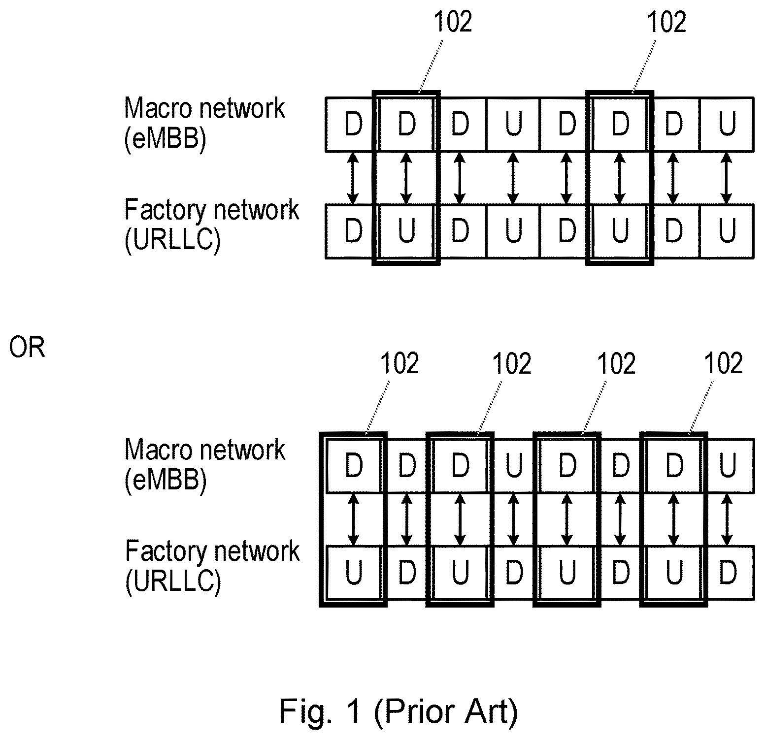 Patent US12395981 Figure 1 – Scheduling enhanced mobile broadband transmissions