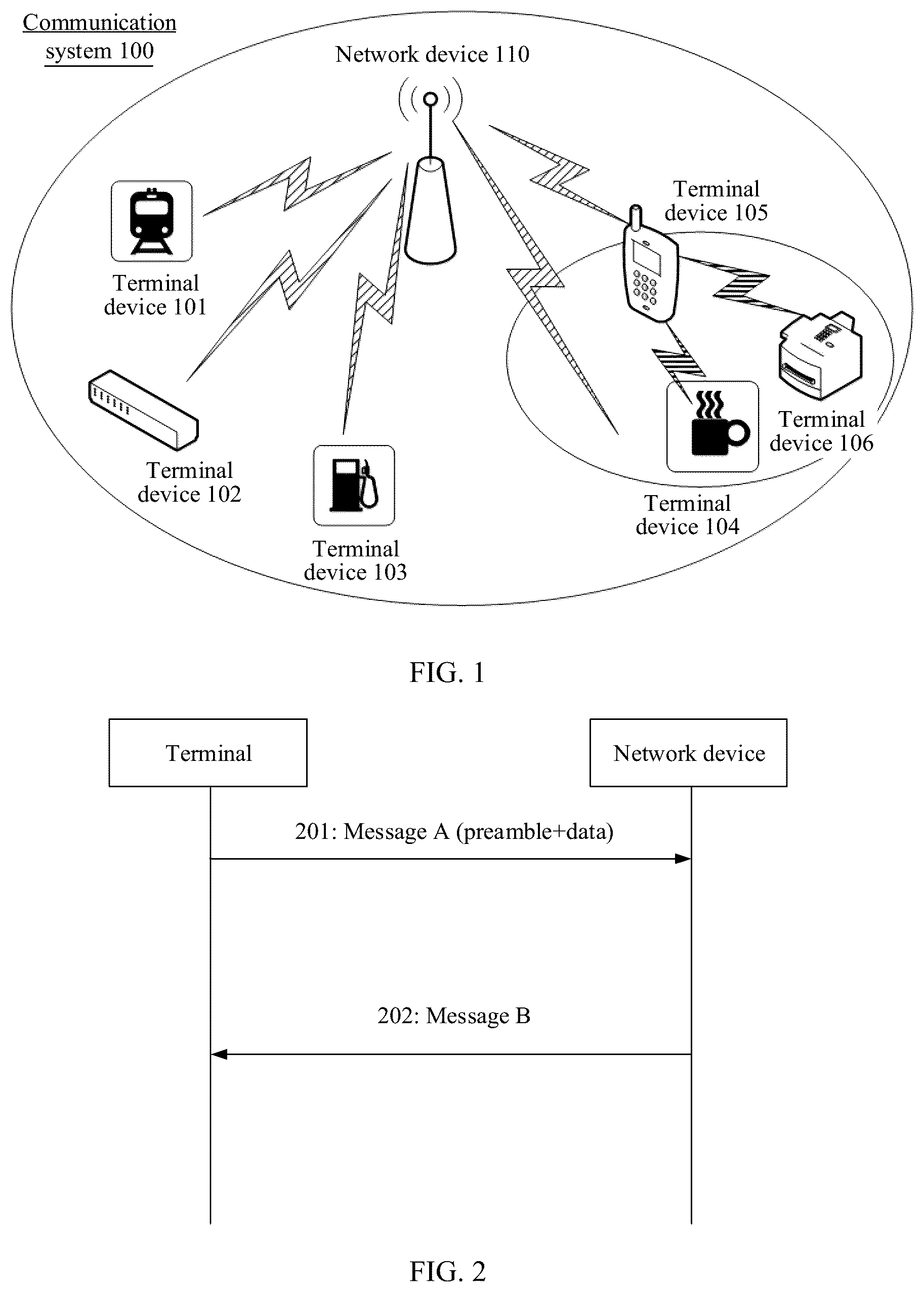Patent US12395983 Figure 1 – Uplink transmission resource determining method and apparatus