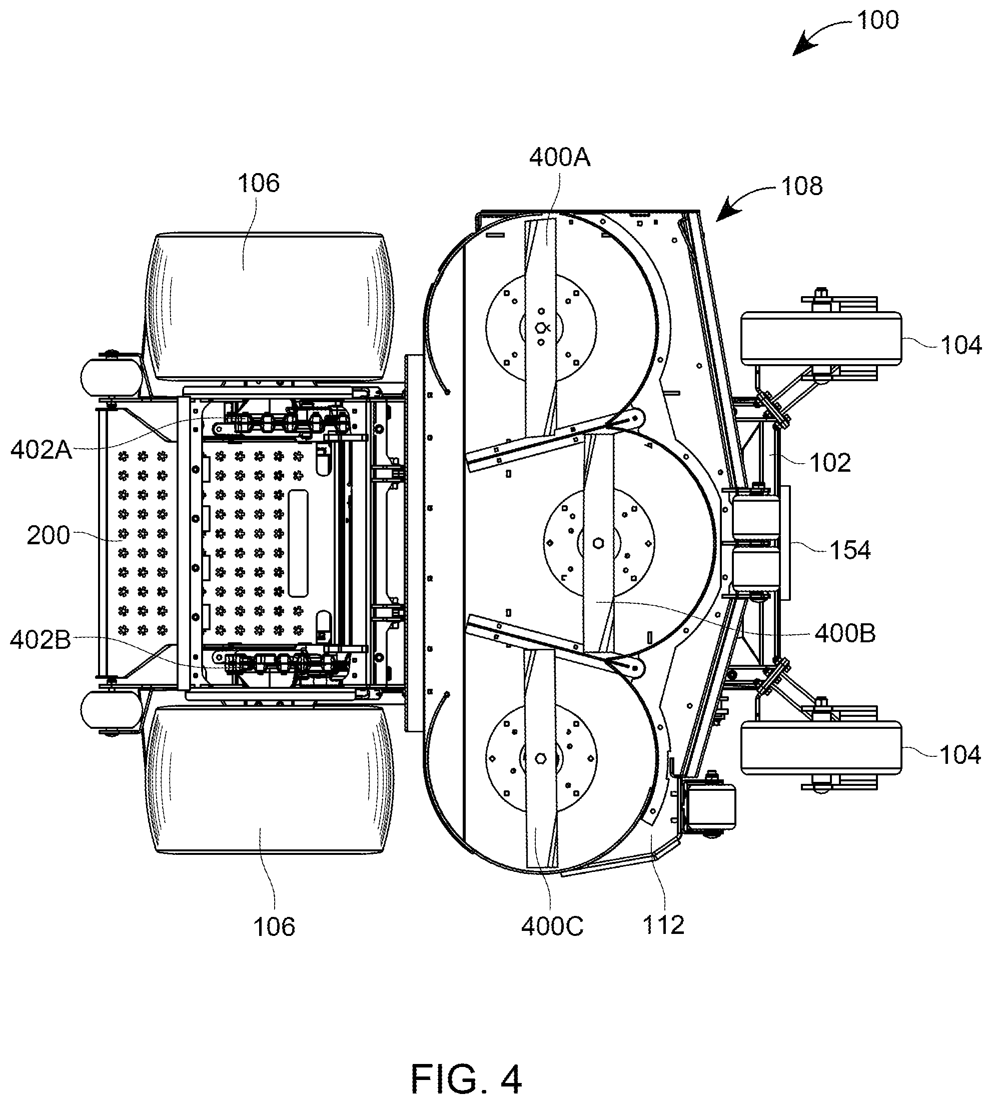 Patent US12396386 Figure 4 – Autonomous lawn mower