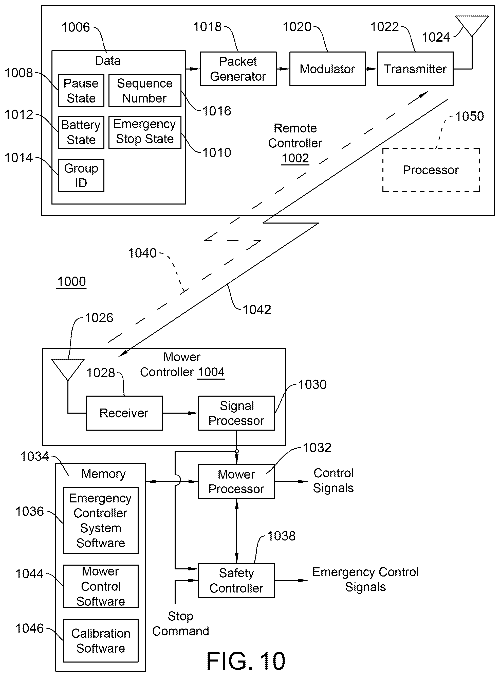 Patent US12396386 Figure 9 – Autonomous lawn mower