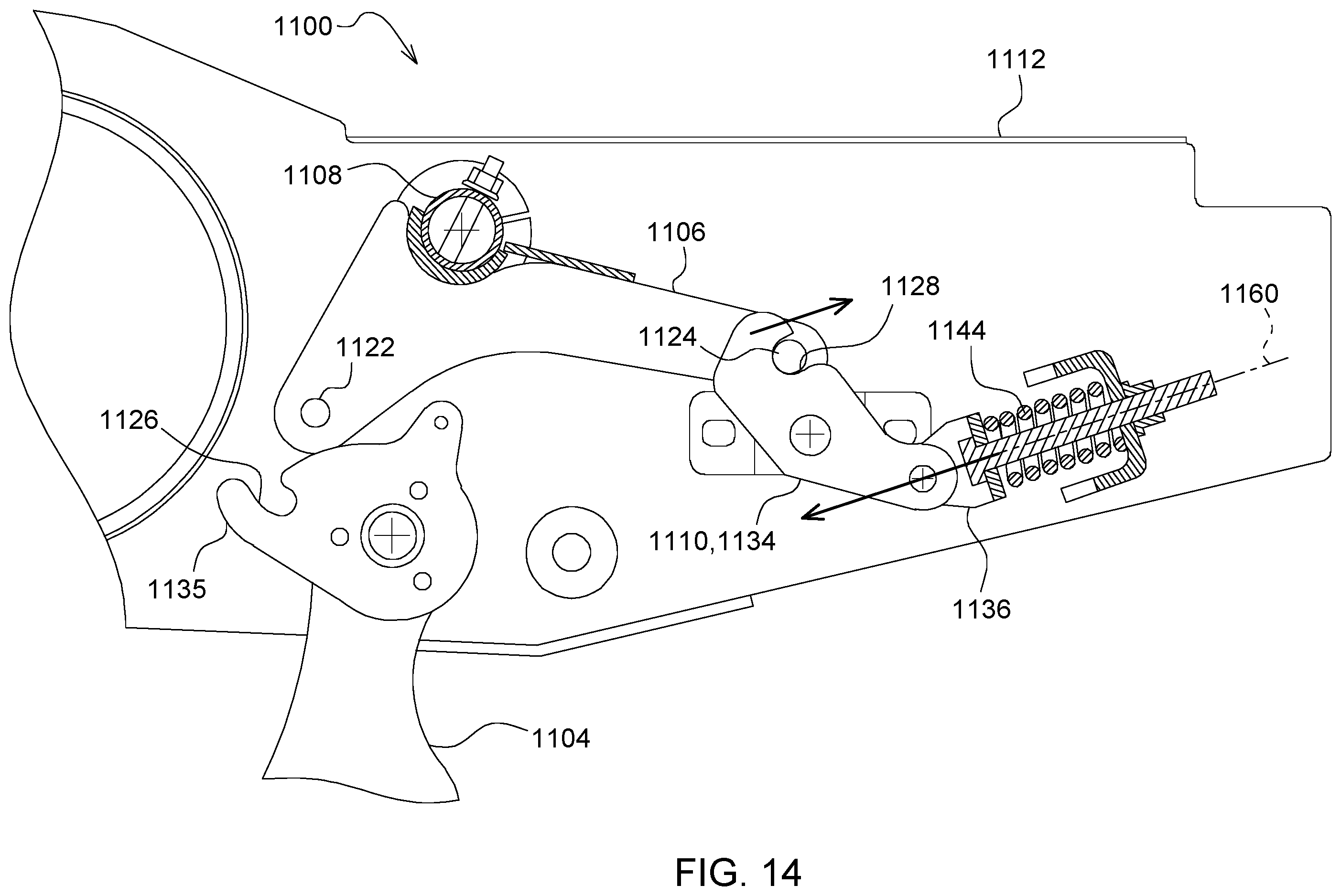 Patent US12396387 Figure 14 – Automated lockout system for header