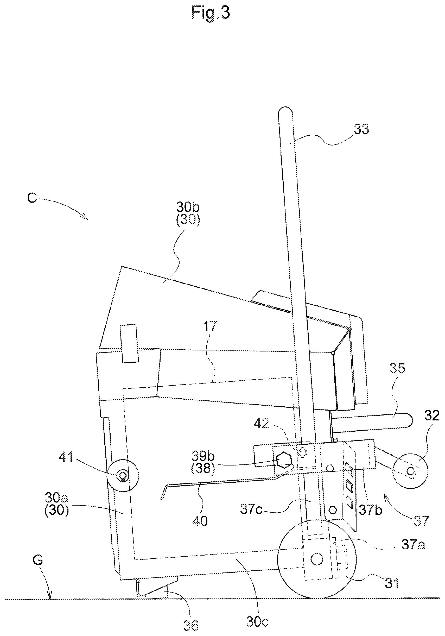Patent US12396388 Figure 3 – Electric work vehicle