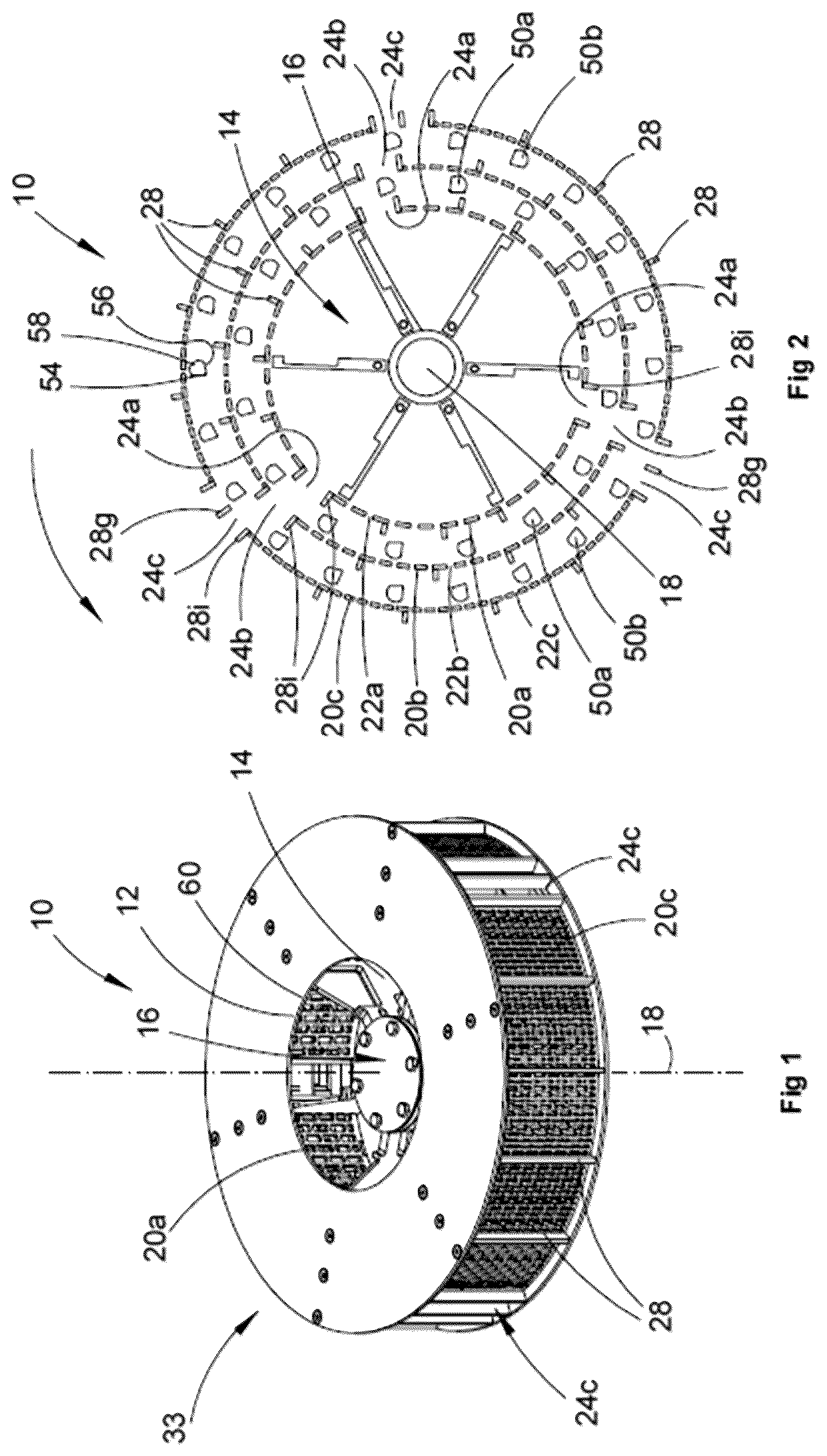Patent US12396395 Figure 1 – Impact mill and a residue processing system incorporating same