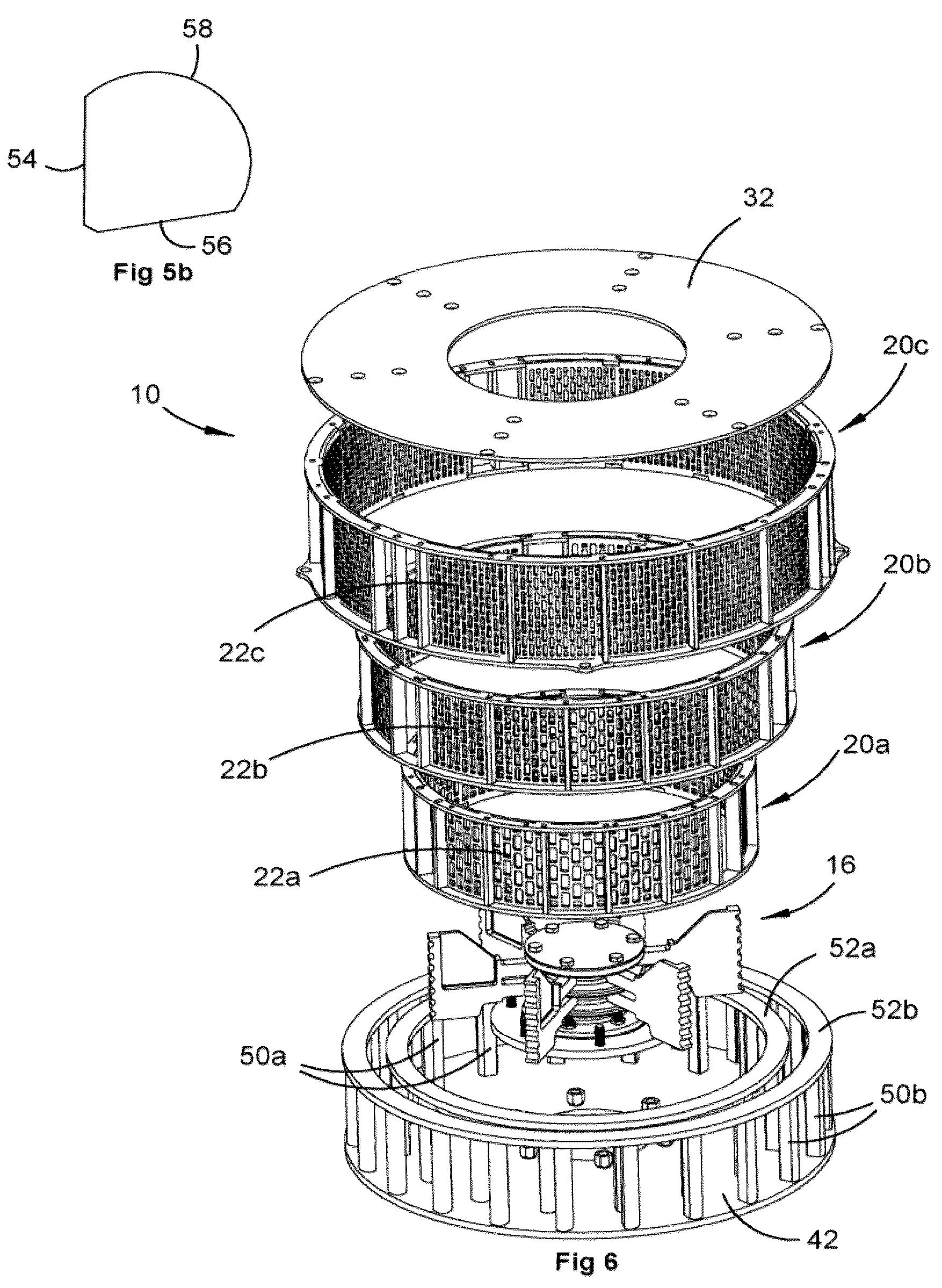Patent US12396395 Figure 4 – Impact mill and a residue processing system incorporating same