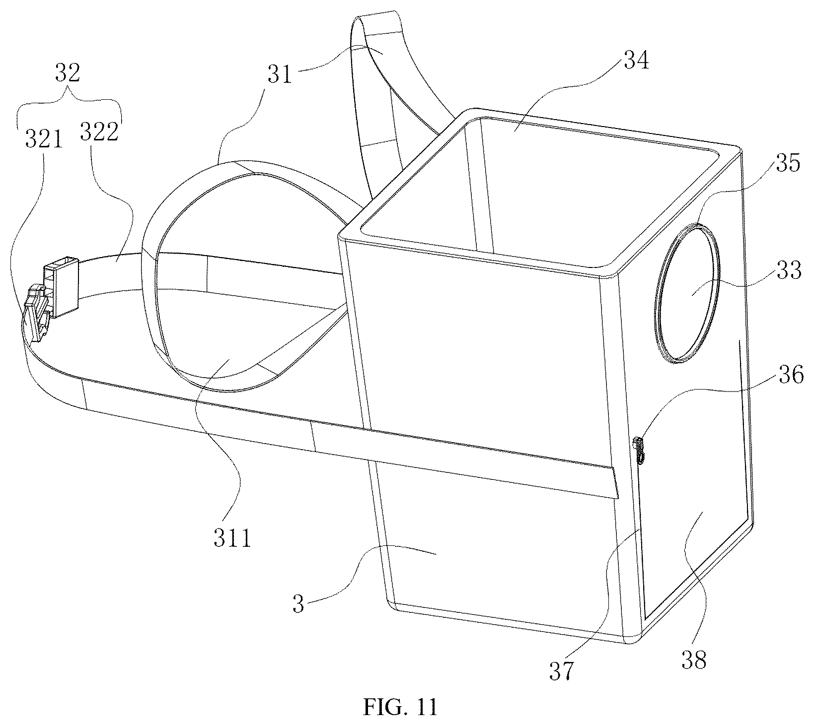Patent US12396398 Figure 11 – Portable fruit picker with adjustable height